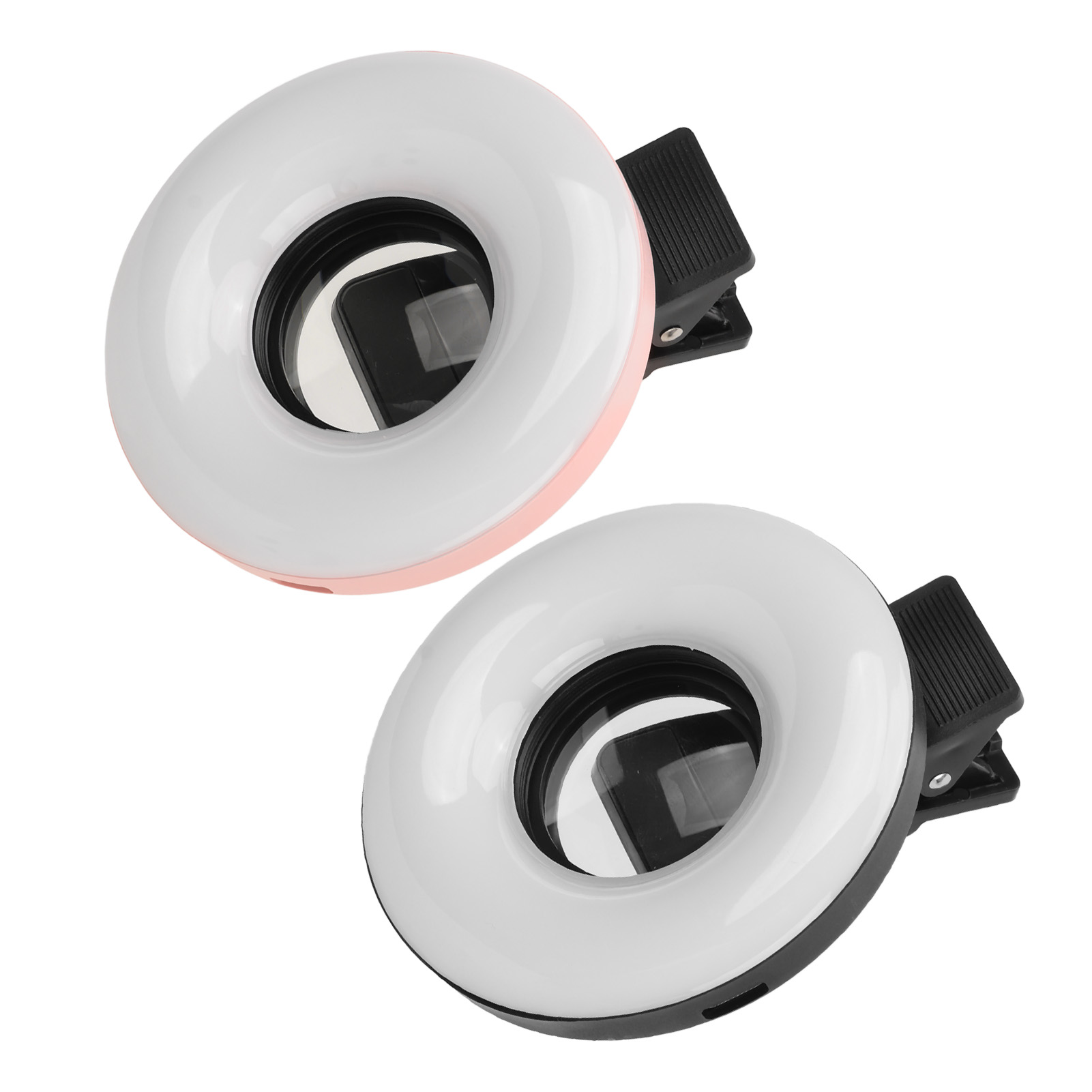 Macro Lens With Mini Clip Ring Light 15X Zoom 3000K‑6500K 5 Adjustable Brig HLF - Afbeelding 16 van 18