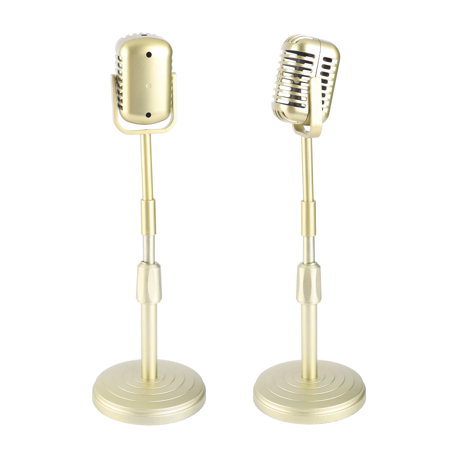 Simulation Old Fashioned Microphone Model With Stable Base And Support Rod R NEW - Afbeelding 15 van 21