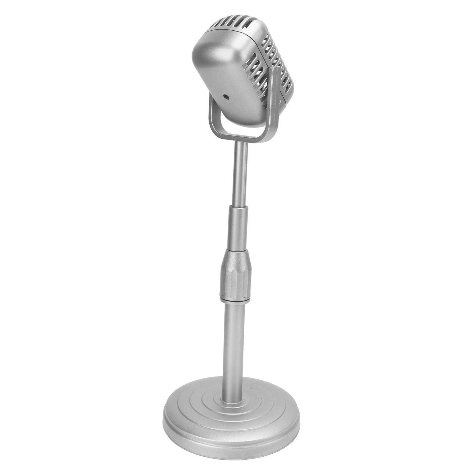 Simulation Old Fashioned Microphone Model With Stable Base And Support Rod