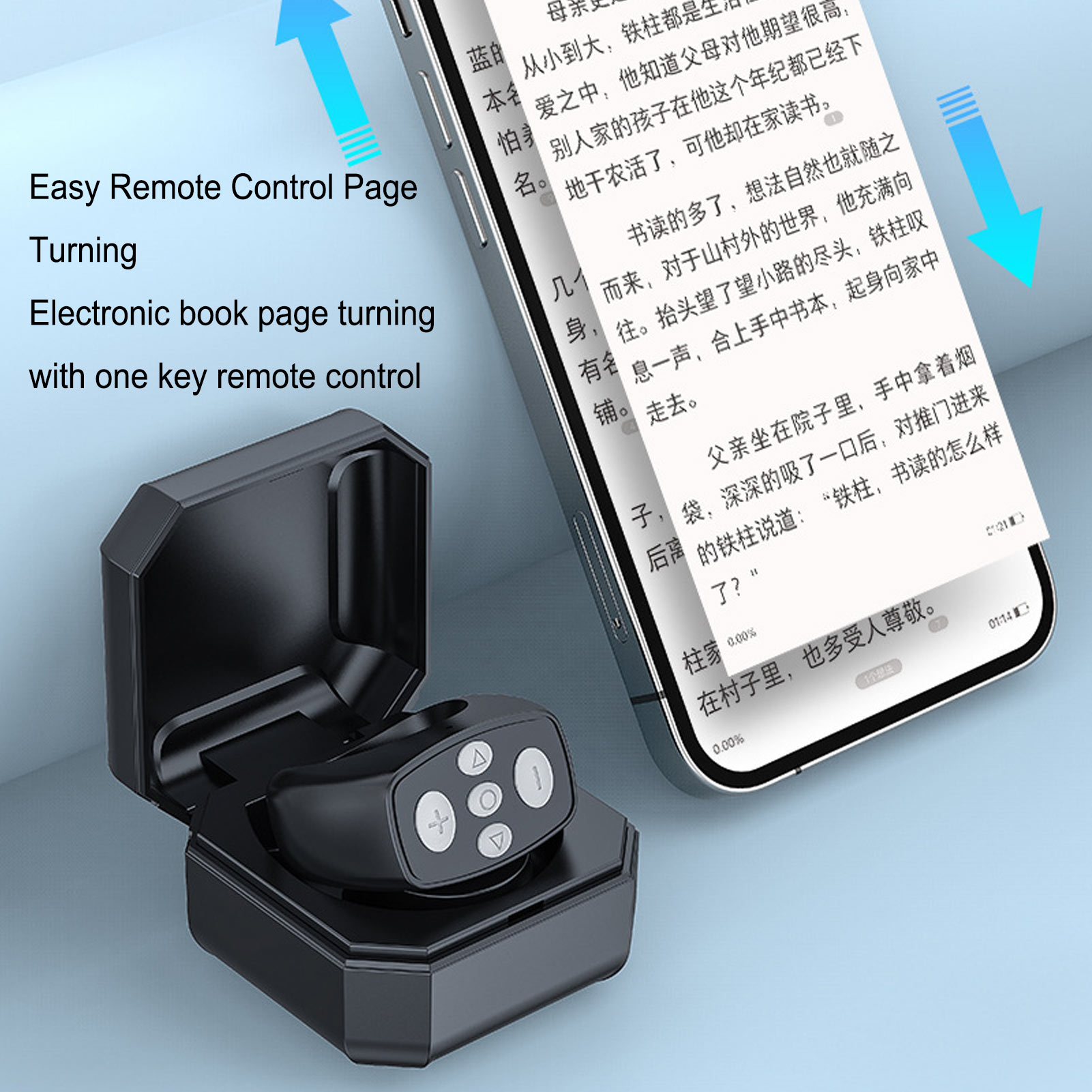 BT Remote Control Ring 10M With 200mAh Charging Compartment Remote Control US - Photo 14 sur 21