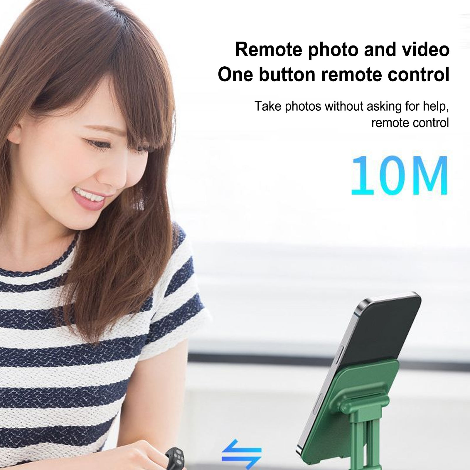 BT Remote Control Ring 10M With 200mAh Charging Compartment Remote Control DE - Photo 13 sur 21