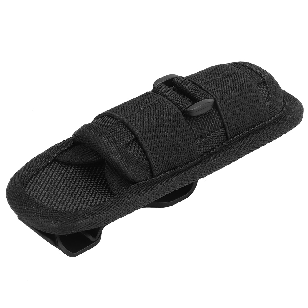 360 Degrees Rotatable Nylon Flashlight Torch Pouch Holder Bag Accessory