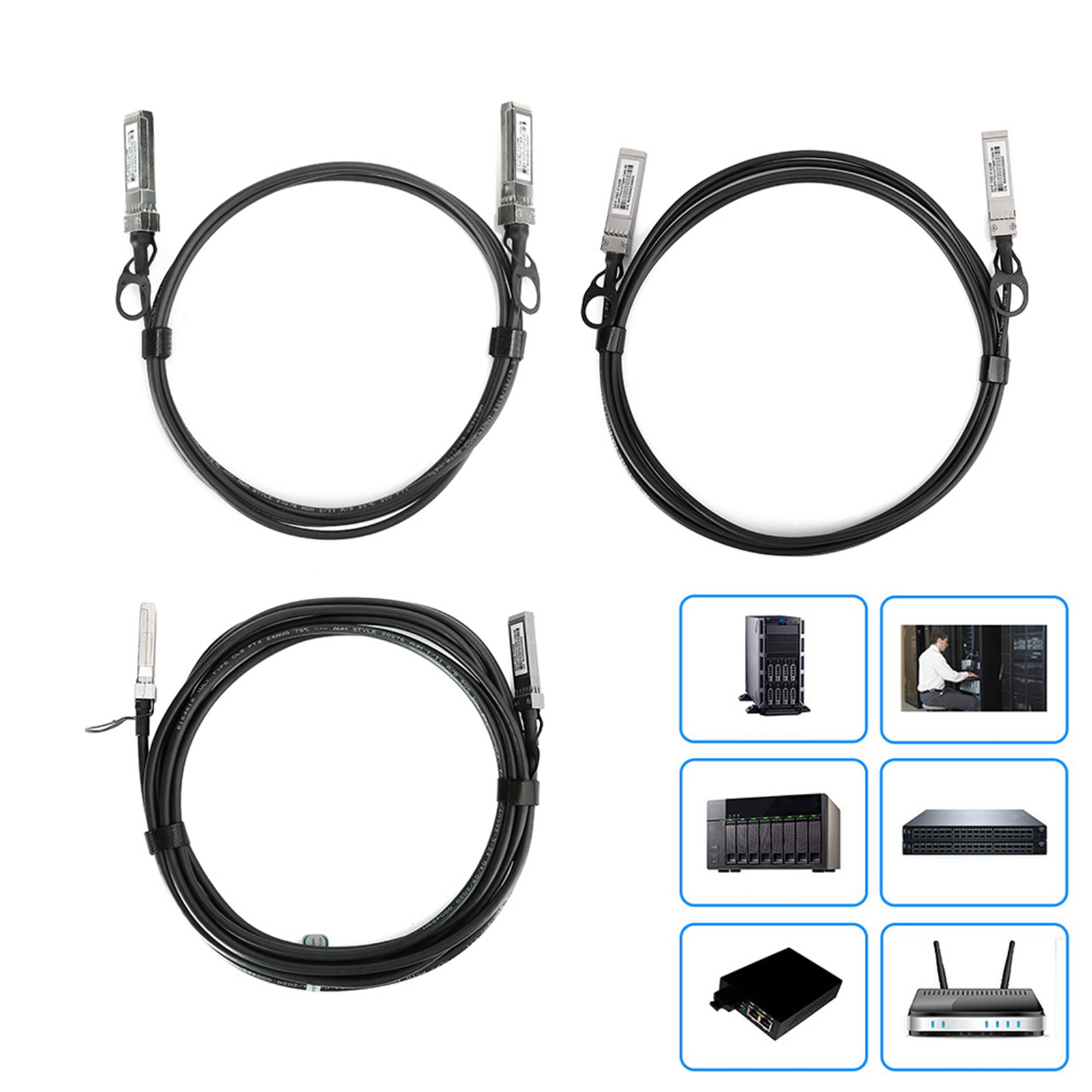 Direct Attach Cable Single Channel Servers Cord SFP High‑Speed 10G For ThinkS FY - Afbeelding 20 van 25