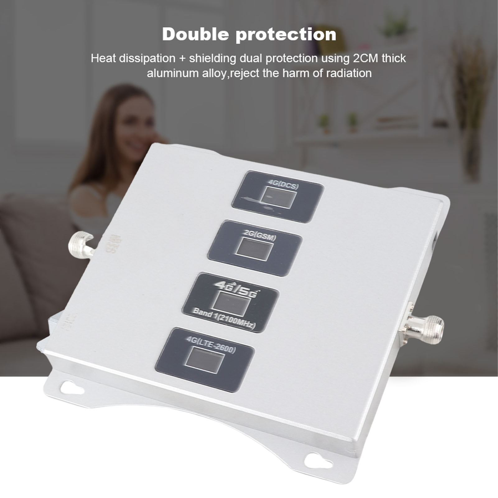 Mobile Phone Signal Rapeater 4‑Band Home Office GSM 900/DCS 1800/3G 2100/4G 2 DB - Photo 15/18