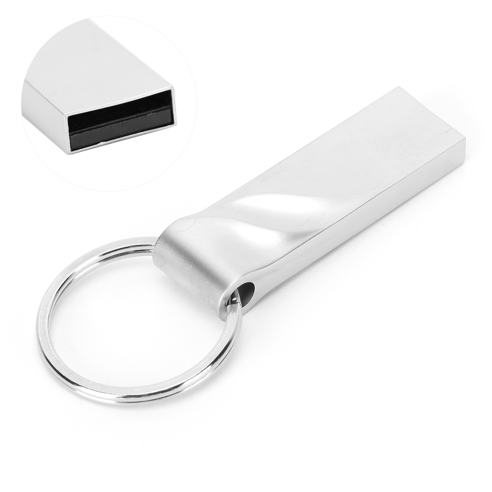 U Disk Silver Water Pattern Mini Metal Portable USB 2.0 Flash Drive Computer FY - Afbeelding 14 van 20