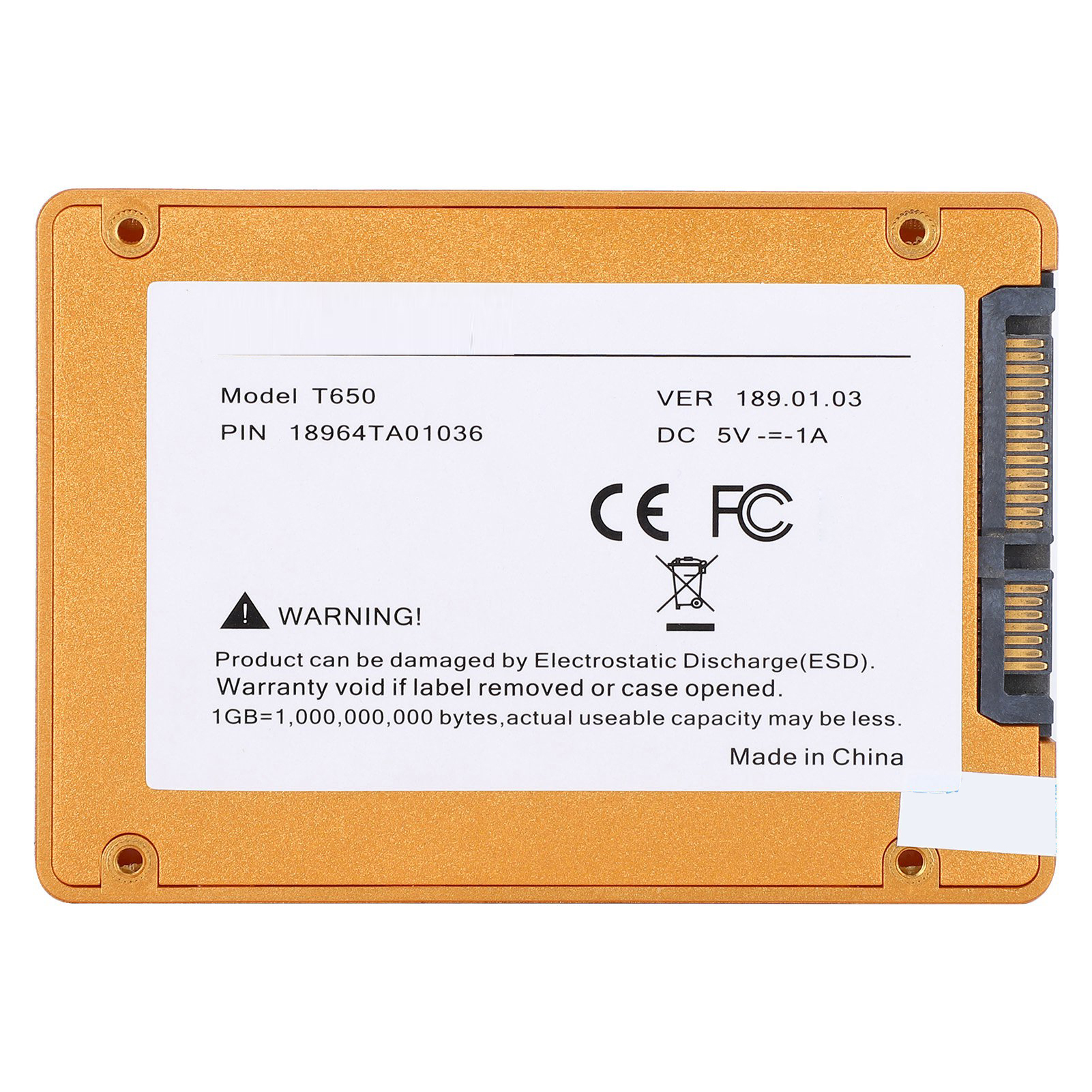 Solid State Hard Disk Drive Gold SSD For Laptop Desktop Computer Parts H2 SAT FY - Afbeelding 18 van 20
