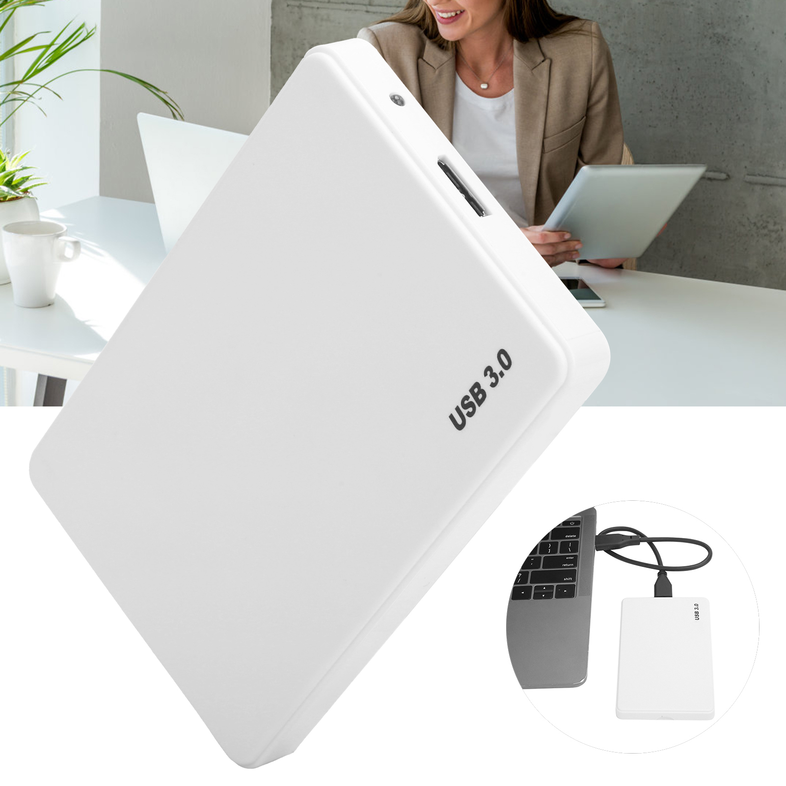 Hard Drive USB3.0 External Mobile Disk 2.5in For Desktop Laptop Computer - Picture 25 of 27