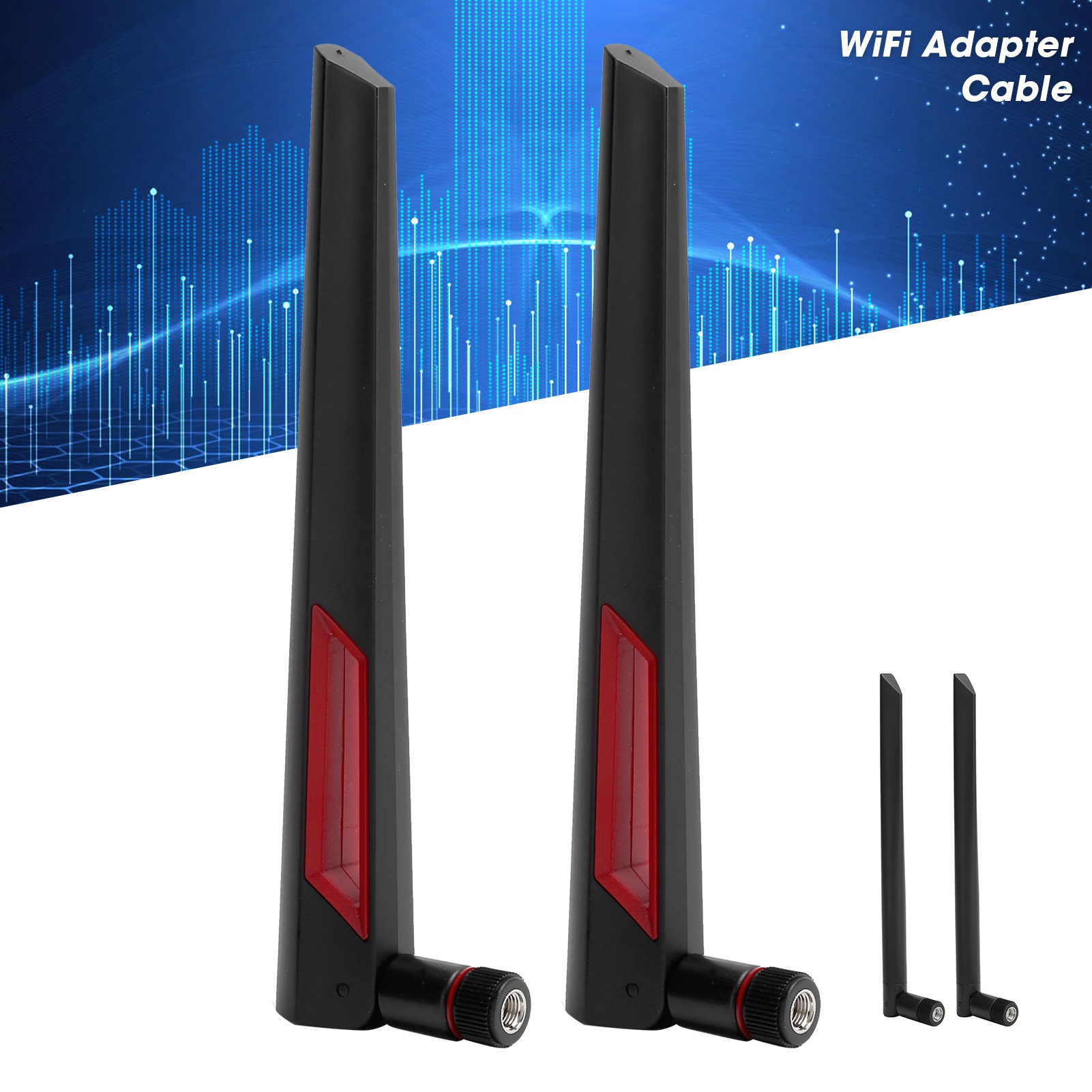 2x IPEX To SMA Connection Cable For WiFi 2.4GHz Wireless Router Wth External FY - Zdjęcie 23 z 28