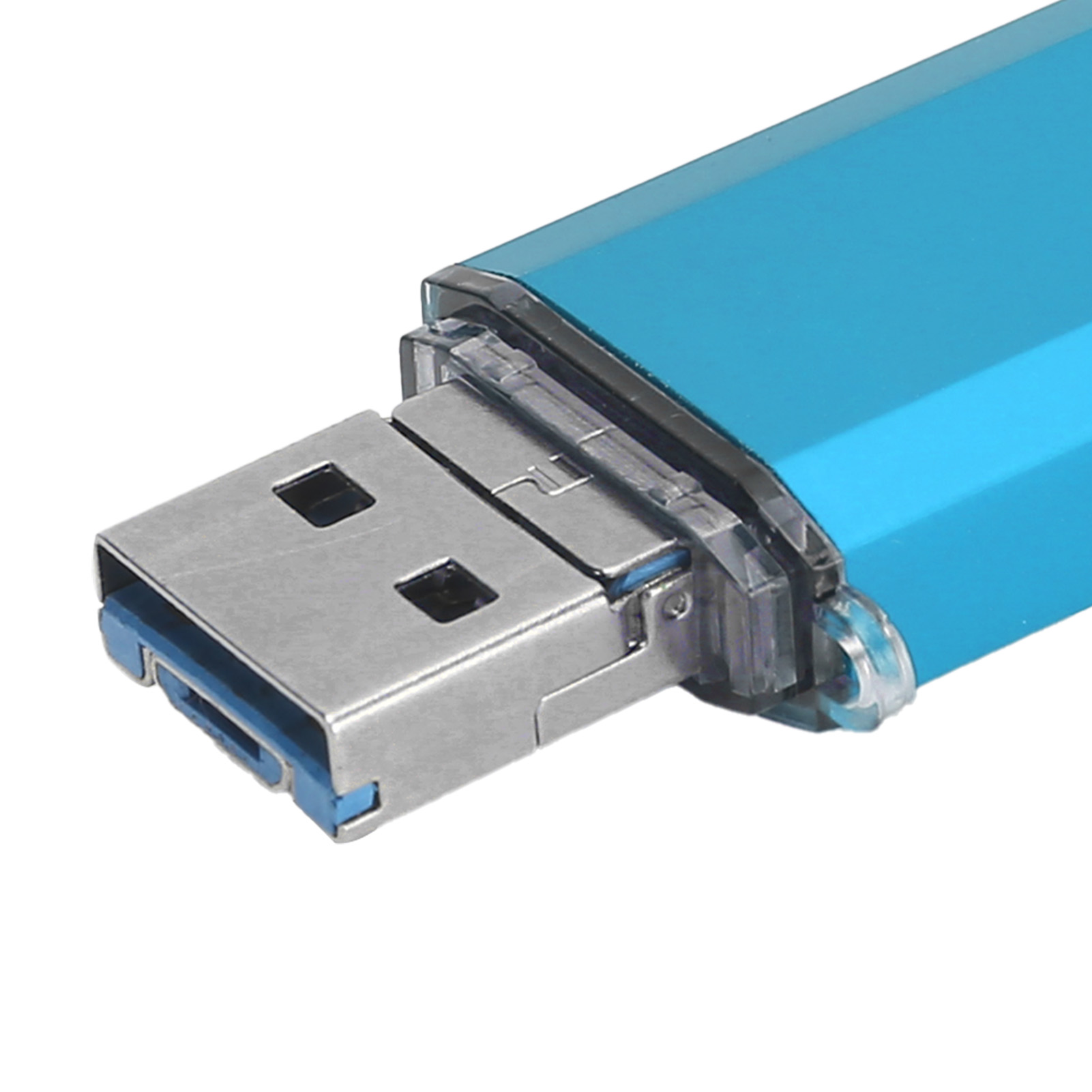 U Disk 3-in 1 HighSpeed Blue USB3.0 Flash Disk For Mobile Phones Computers FY - Afbeelding 25 van 35