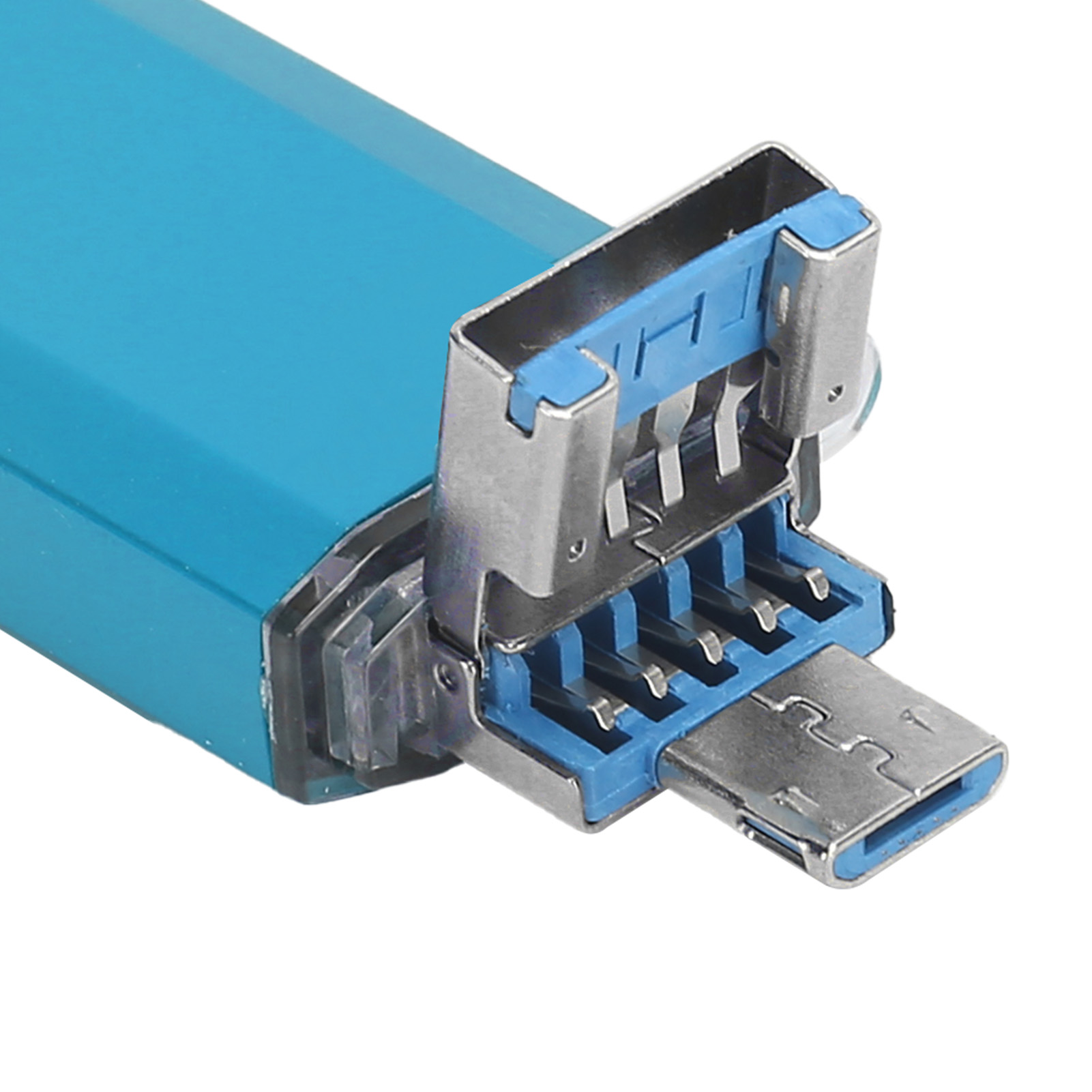 U Disk 3-in 1 HighSpeed Blue USB3.0 Flash Disk For Mobile Phones Computers FY - Afbeelding 28 van 35