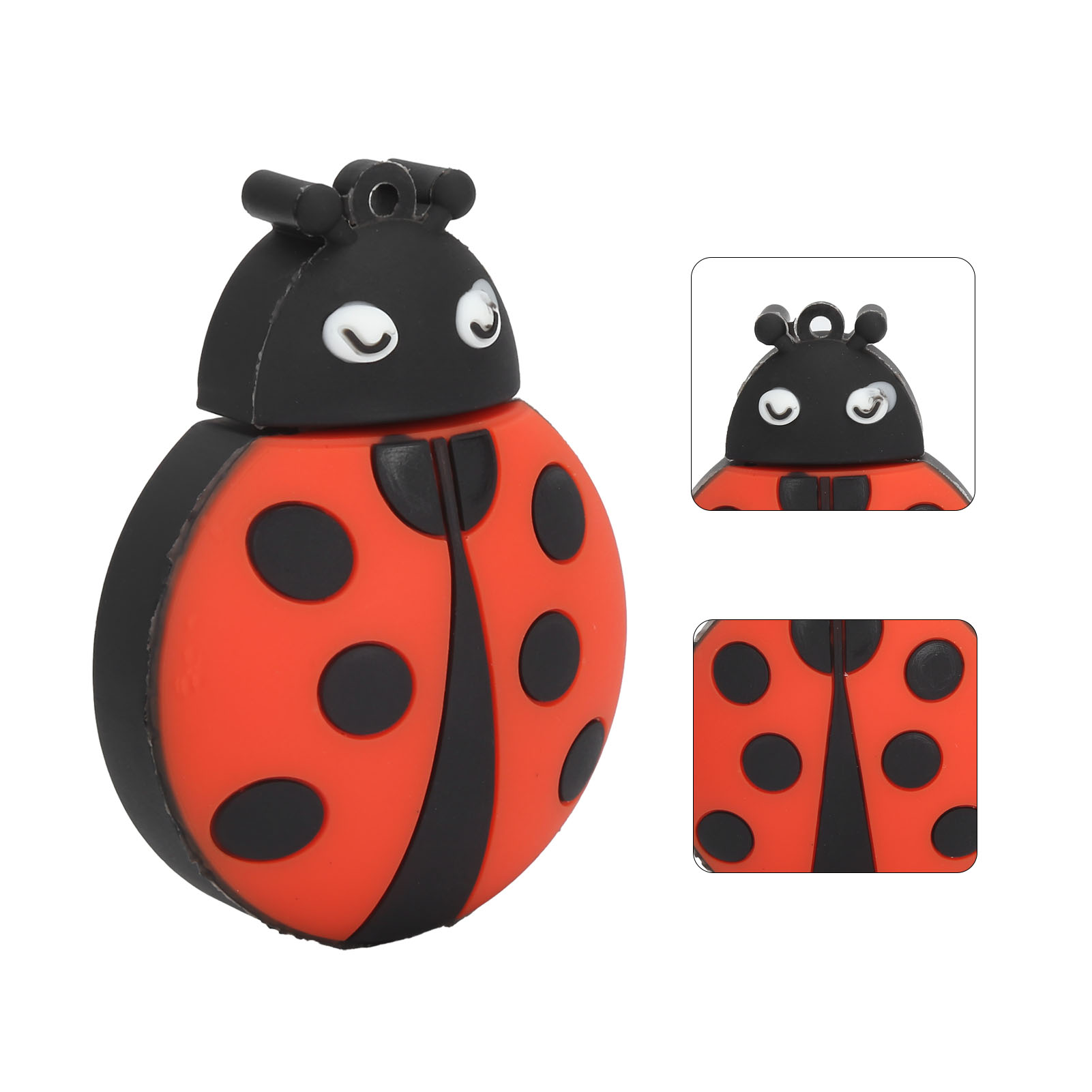 Flash Drive Cute Cartoon Ladybug Compatible Storage Optional USB FY - Afbeelding 23 van 31