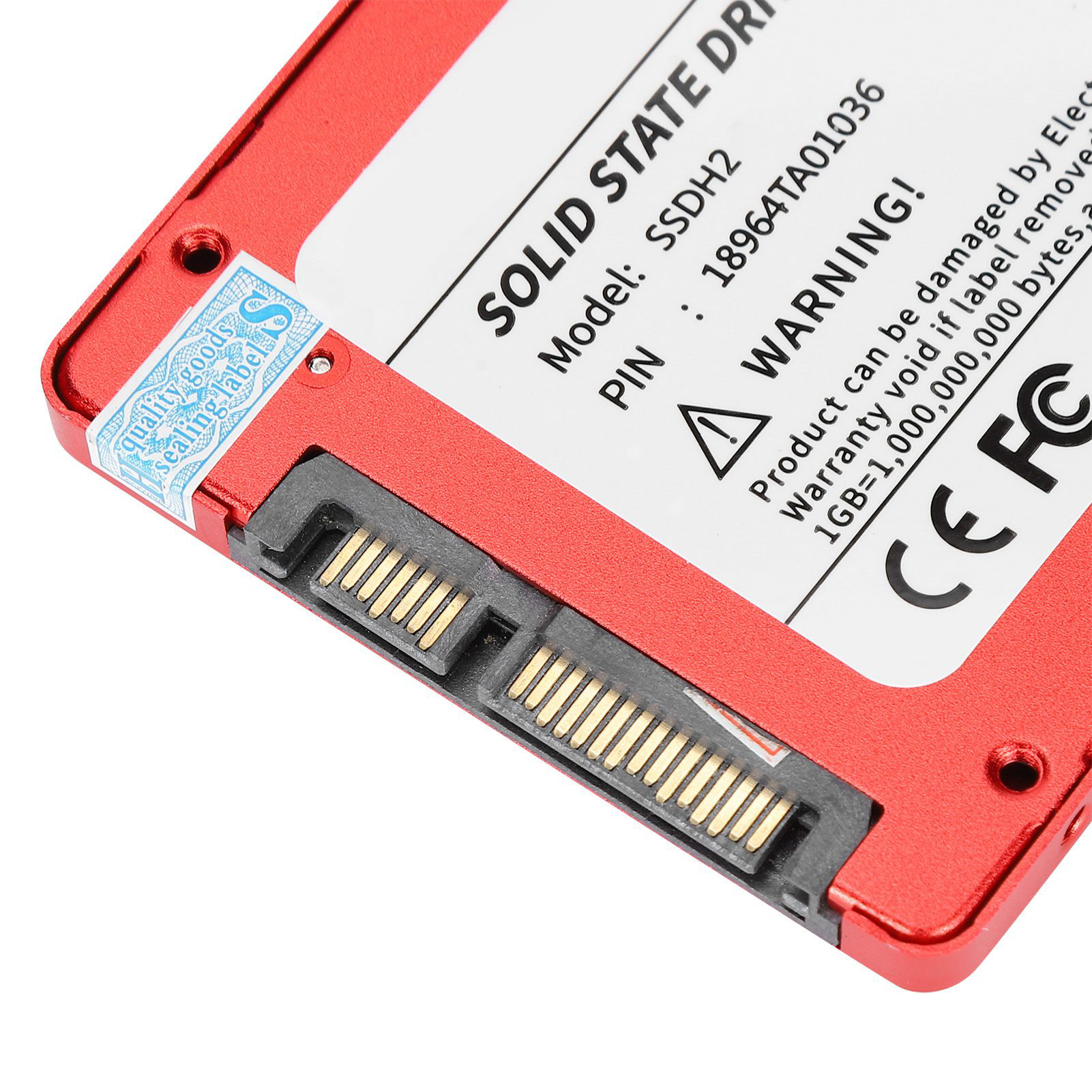 Hsthe Sea 2.5inch SSD Red High Speed Metal Hard Drive For Desktop Computer L SPM - Picture 35 of 38