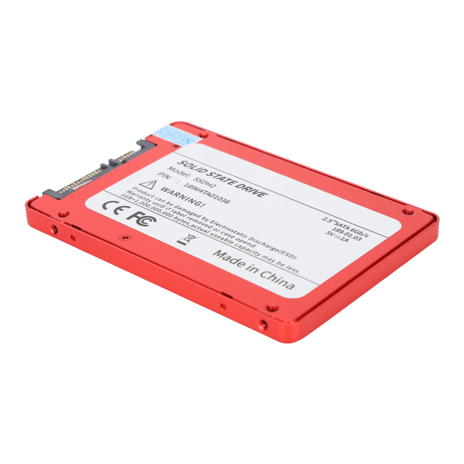Hsthe Sea 2.5inch SSD Red High Speed Metal Hard Drive For Desktop Computer L SPM - Picture 31 of 38