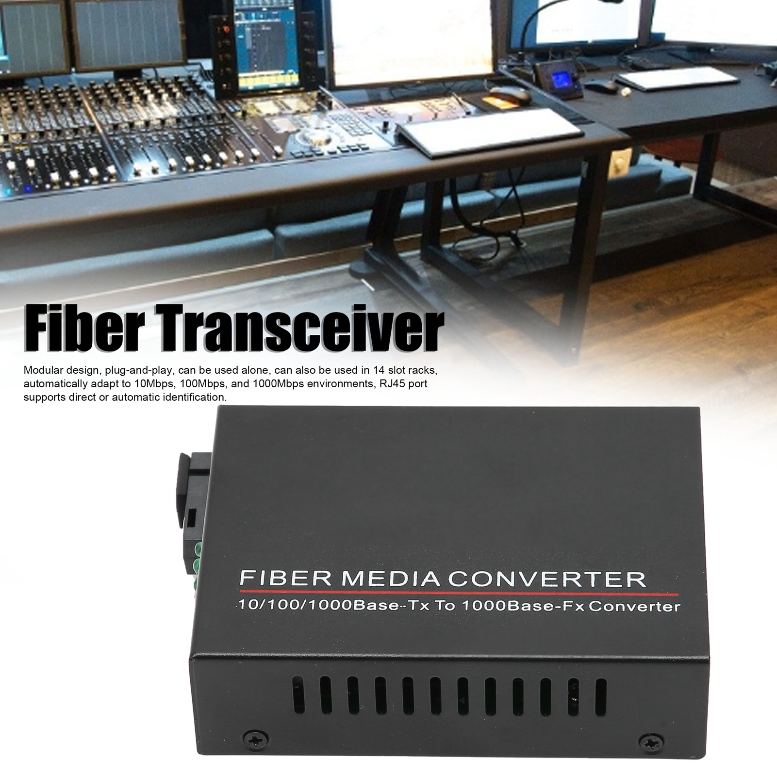 Fiber Transceiver TBC‑MC3612ES 20A 20km/SC/1310nm Fiber Optic Router 100‑240 Hot - Afbeelding 27 van 36
