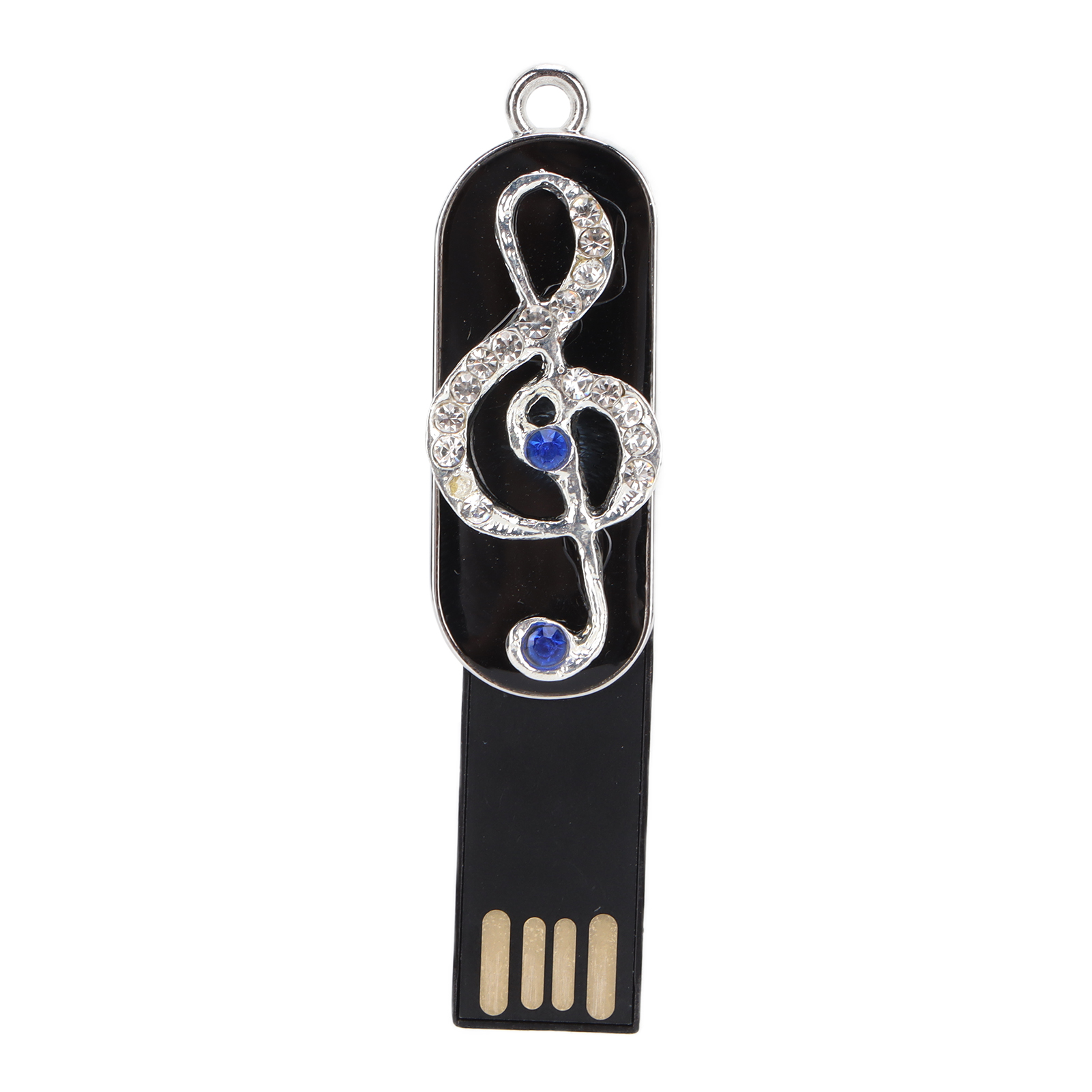 U Disk Fast Transmission Crystal Musical Note Necklace Memory Stick Mobile St FY - Afbeelding 24 van 31