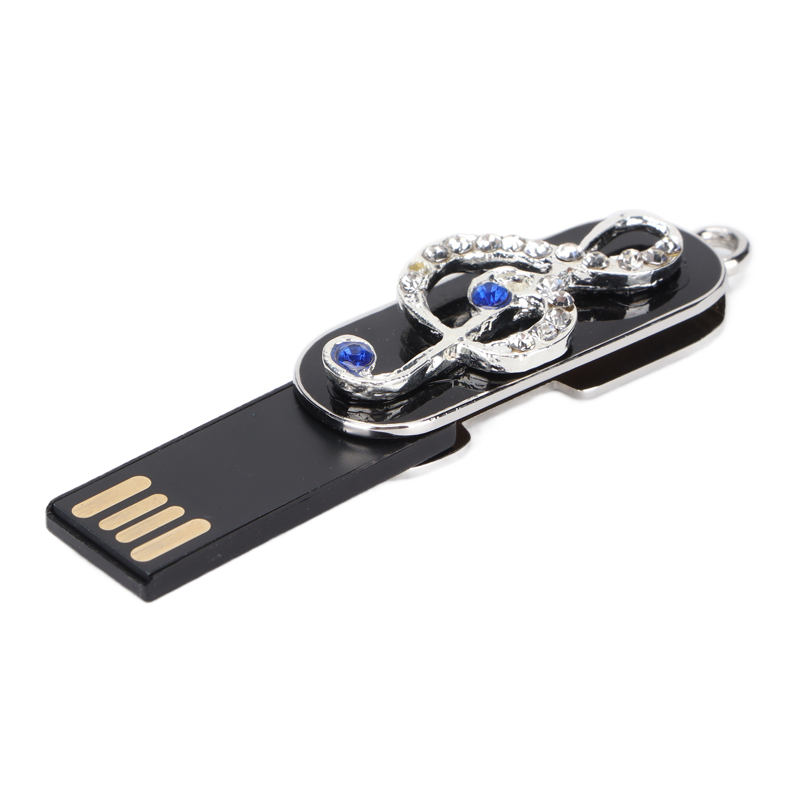 U Disk Fast Transmission Crystal Musical Note Necklace Memory Stick Mobile St FY - Afbeelding 29 van 31