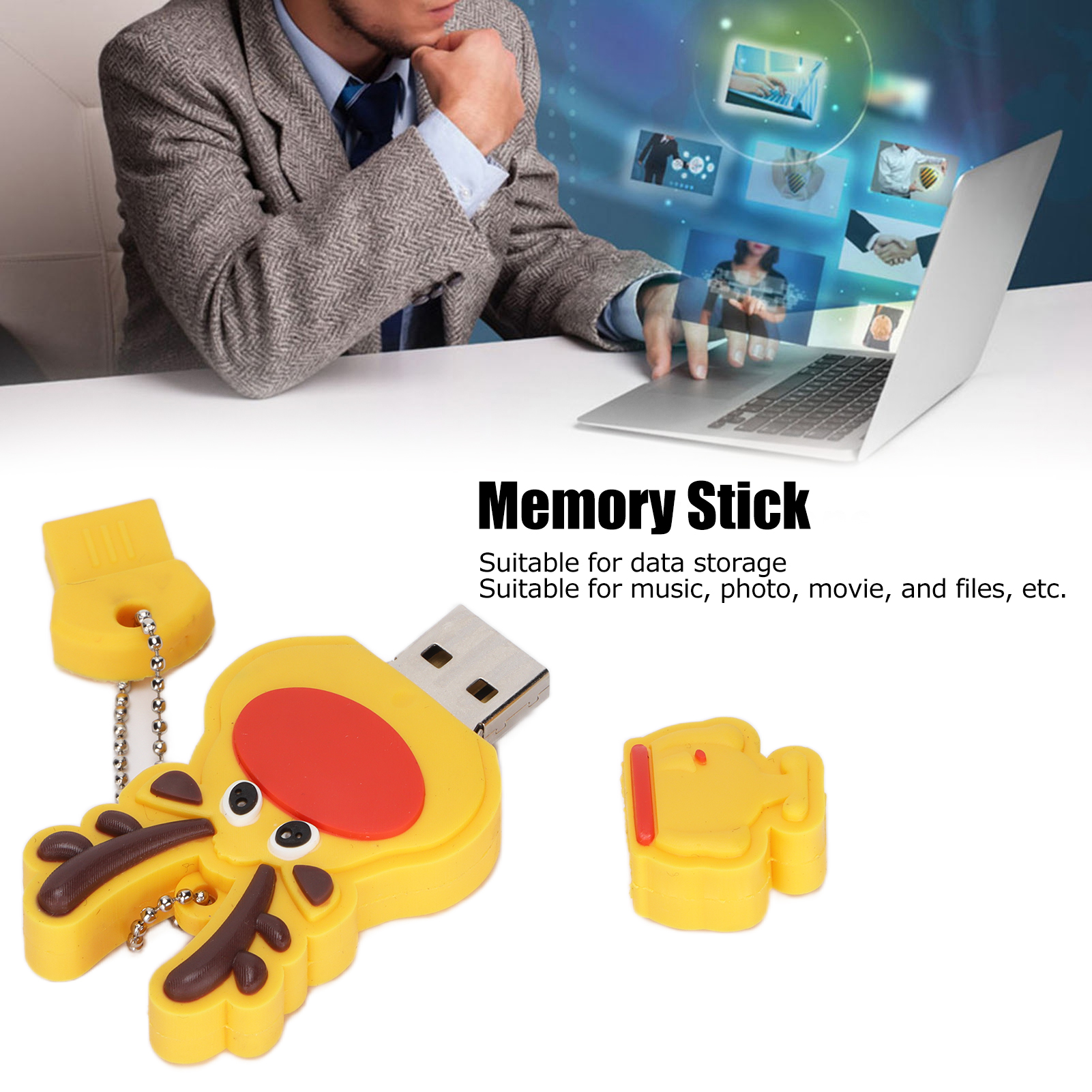 Memory Stick USB2.0 High Speed Plug And Play Data Storage Practical USB Flash FY - Afbeelding 23 van 34