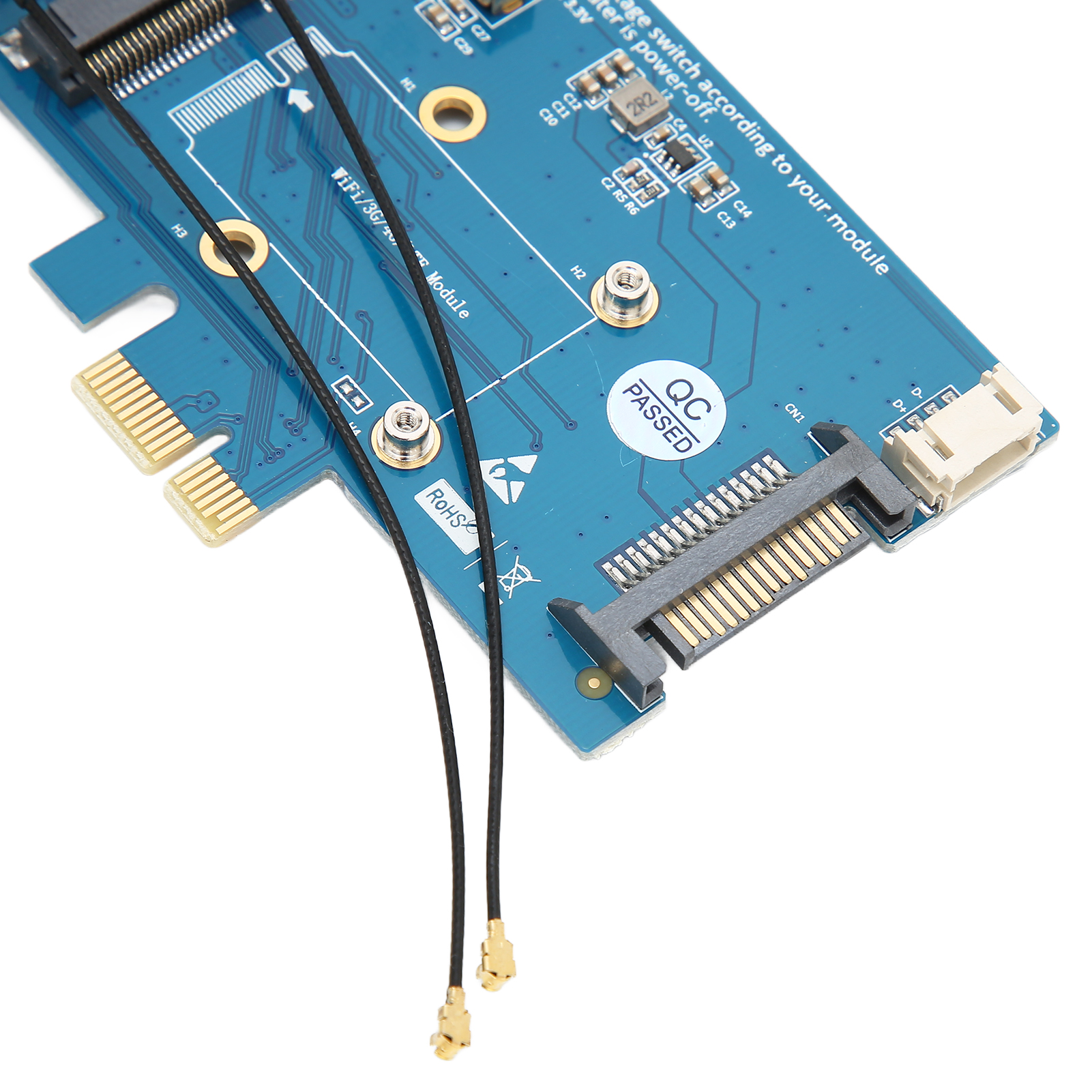 Mini-PCIe-Adapter Multisystemkompatibilität 4-polige Stromschnittstelle KUI - Afbeelding 17 van 24