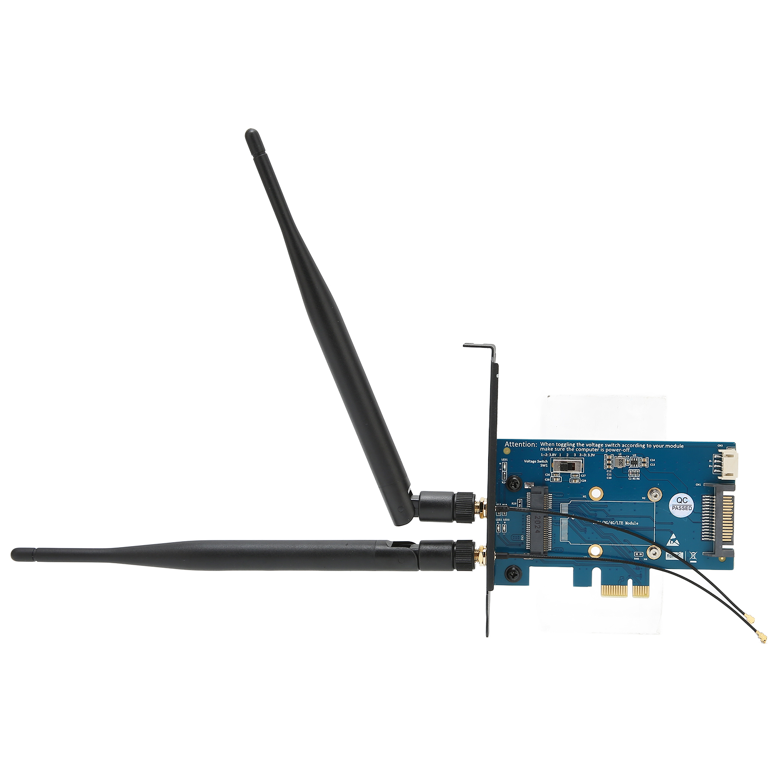 Mini PCIE Adapter Multi System Compatibility 4Pin Power Interface Small Volum CB - Afbeelding 22 van 24