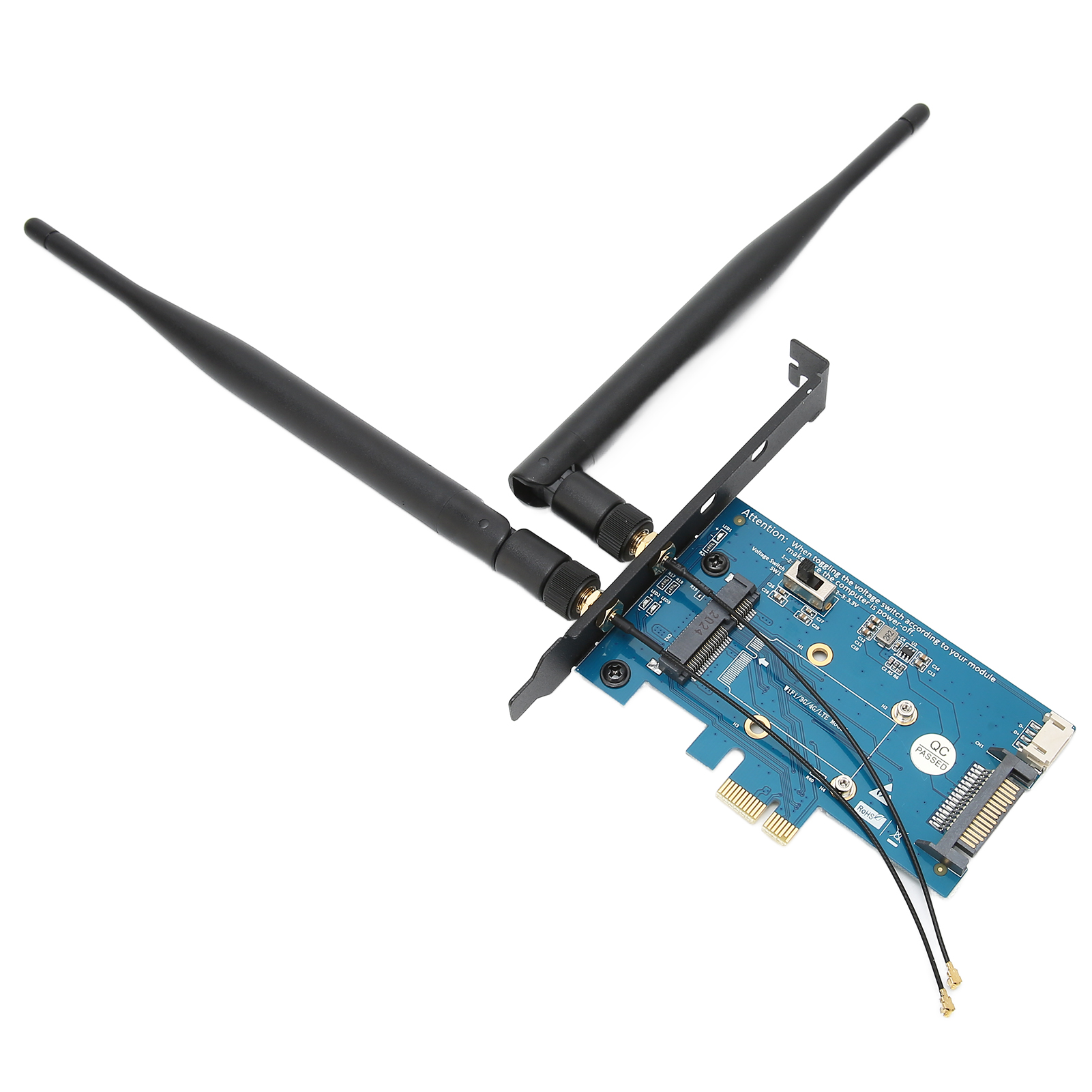 Mini-PCIe-Adapter Multisystemkompatibilität 4-polige Stromschnittstelle KUI - Afbeelding 14 van 24
