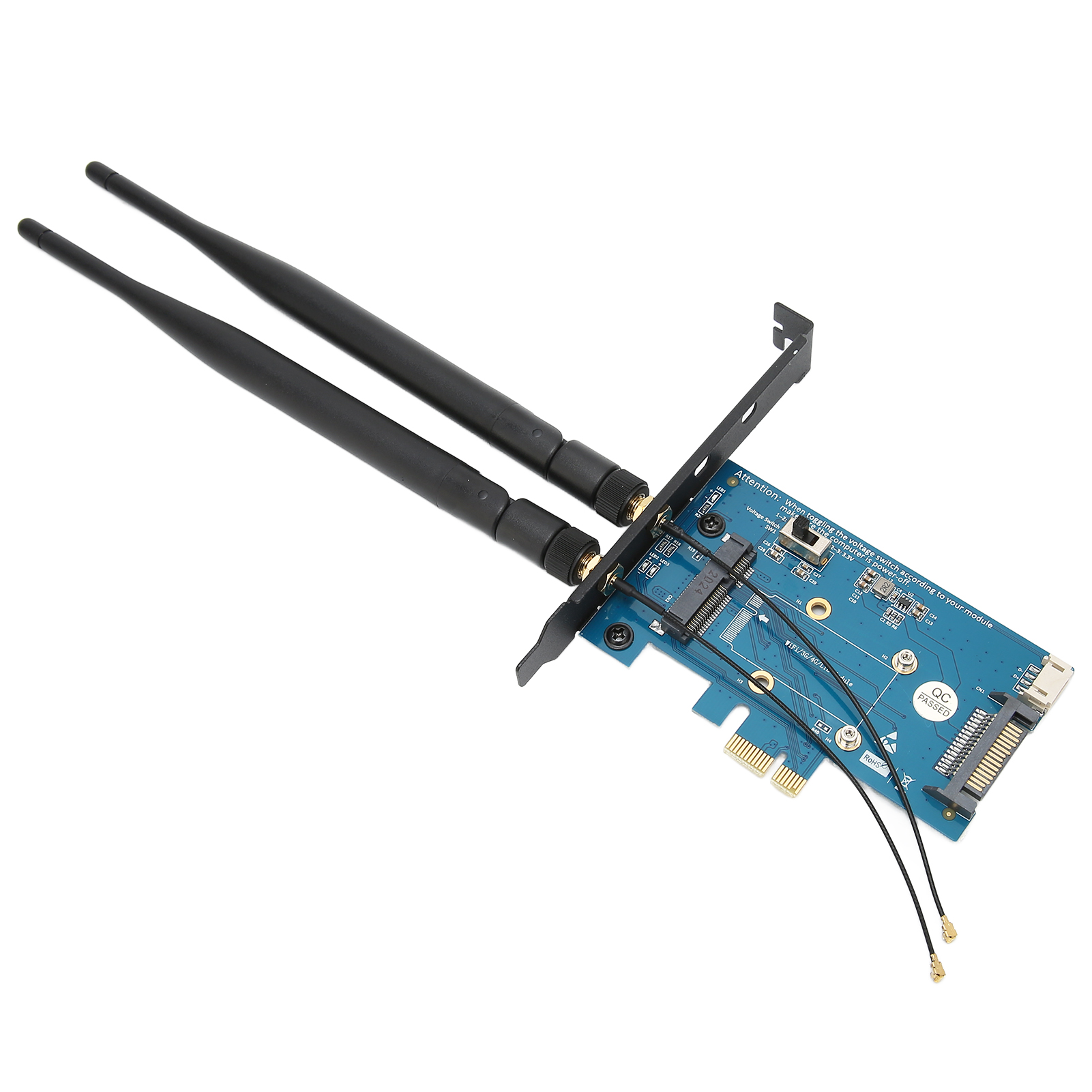 Mini-PCIe-Adapter Multisystemkompatibilität 4-polige Stromschnittstelle KUI - Afbeelding 9 van 24