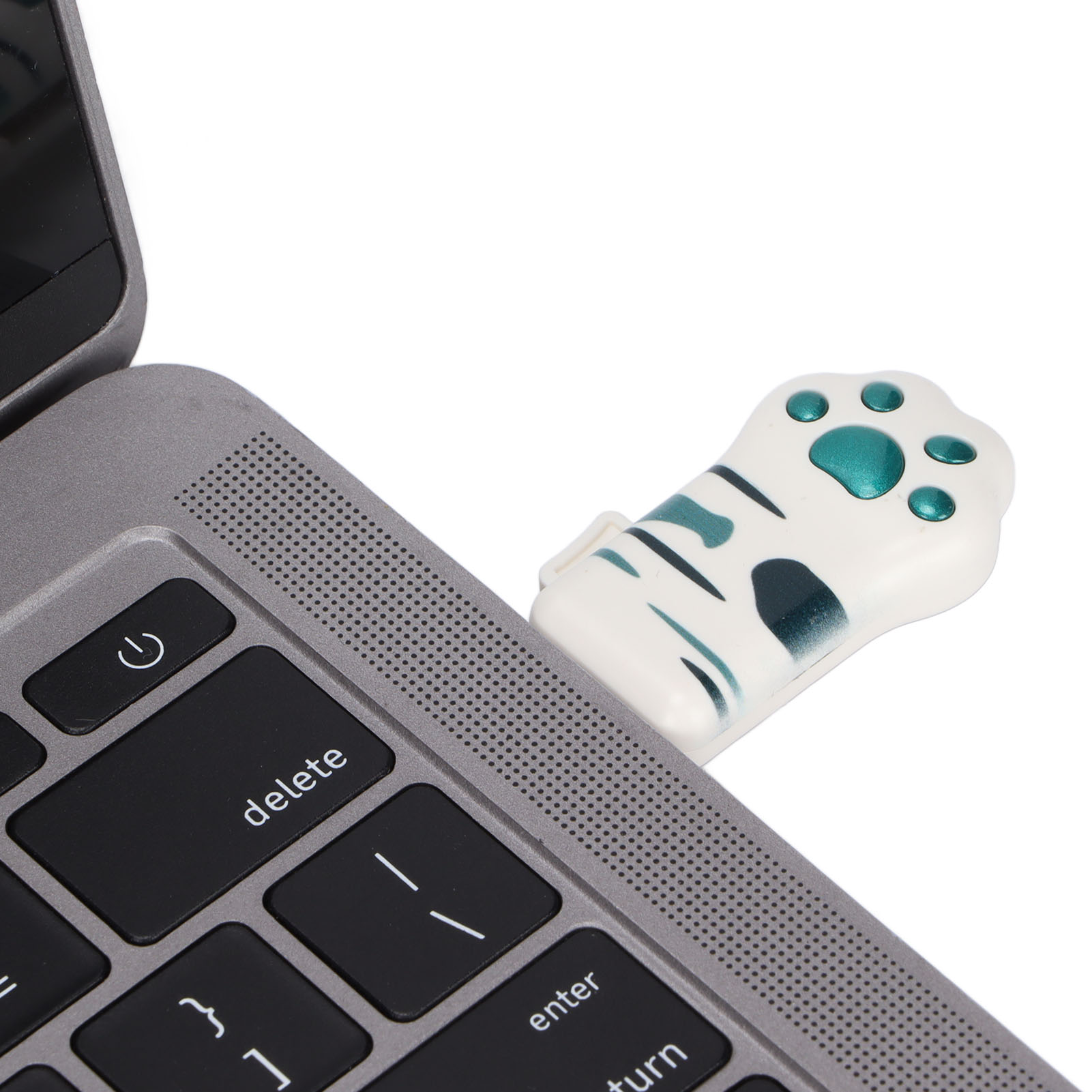Memory Stick Olive Green Tabby Pattern Cat Shape USB 2.0 Flash For Inform CB - Afbeelding 29 van 34