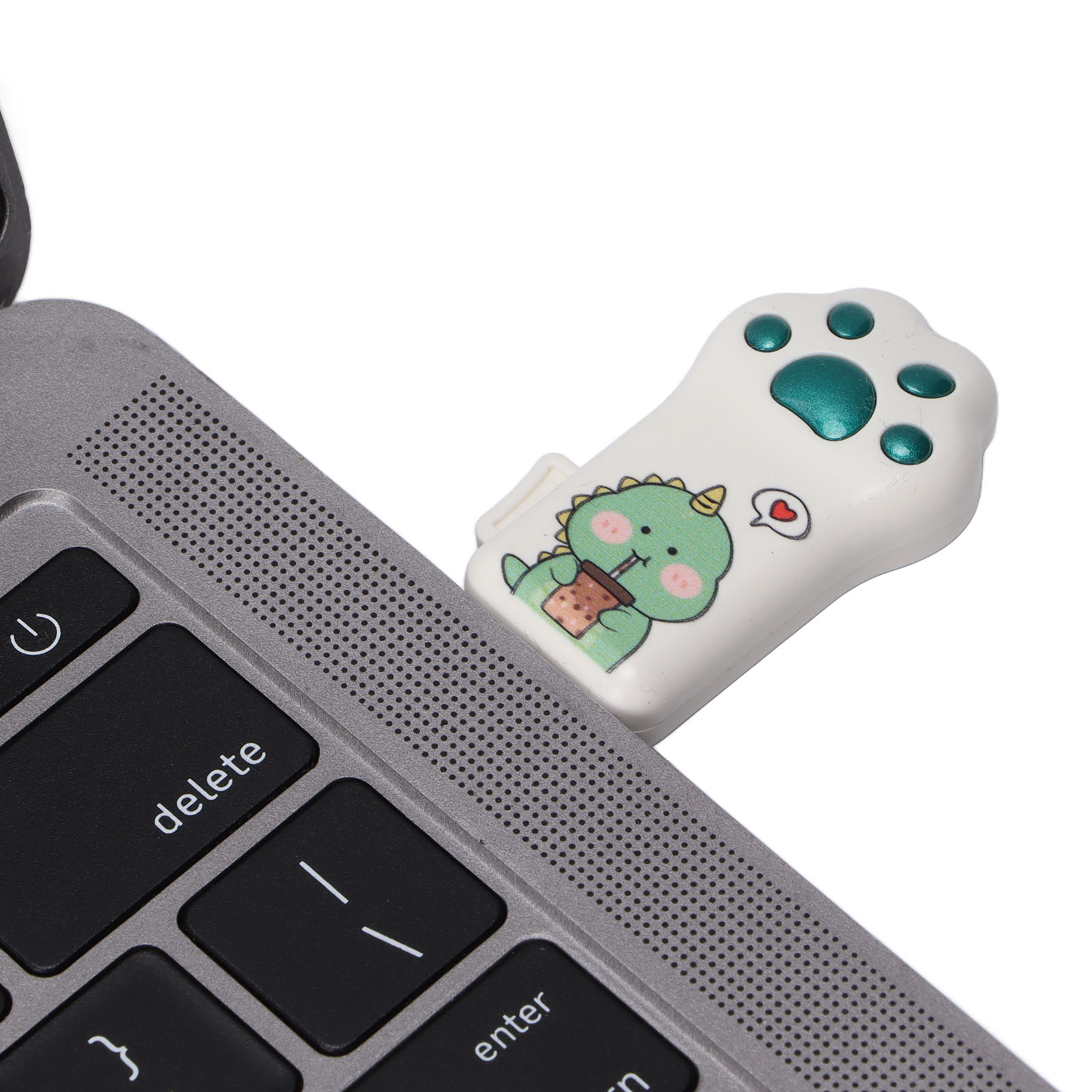 Flash Drive Green Dinosaur Pattern Cat Shape USB2.0 Memory Stick For Info FY - Afbeelding 31 van 34