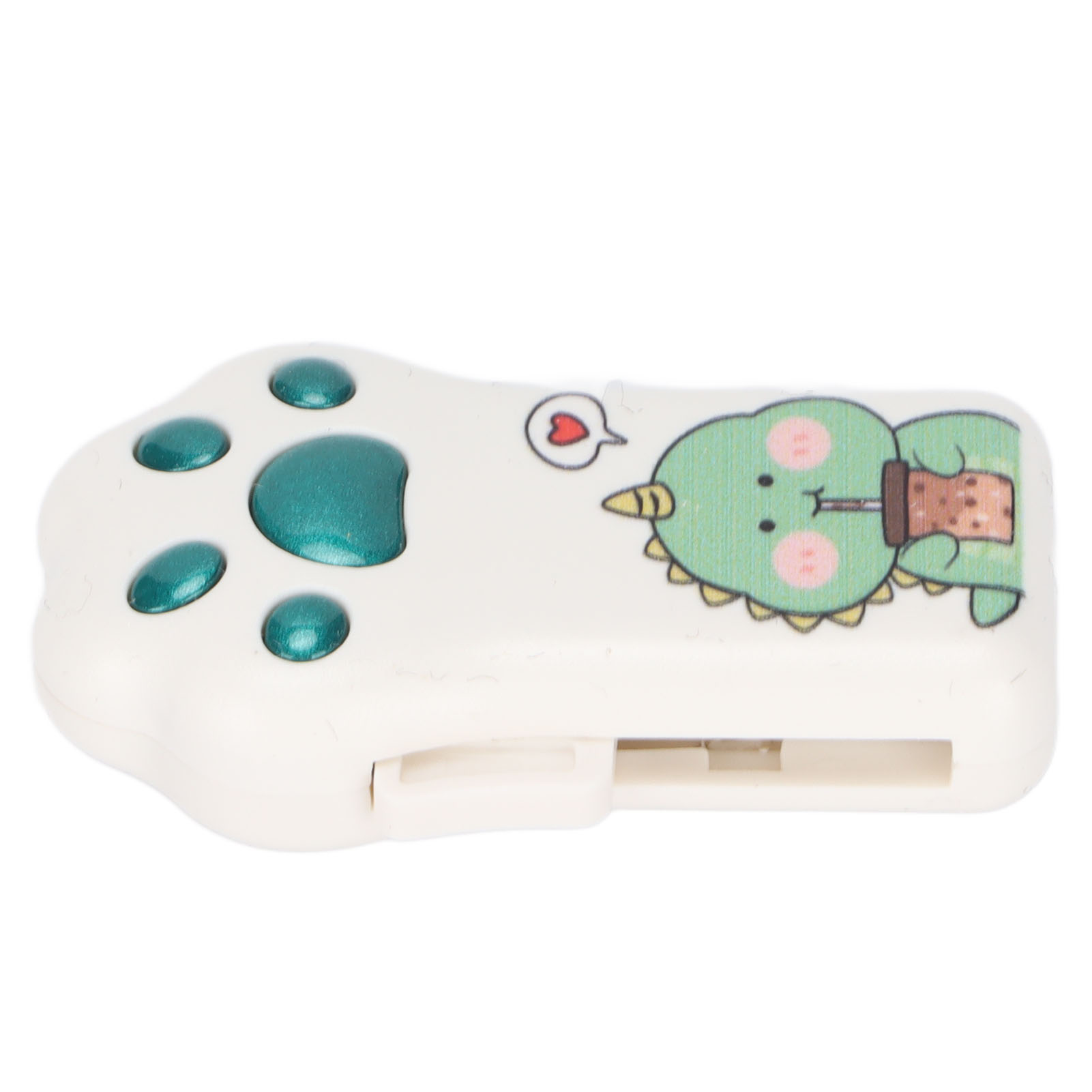 Flash Drive Green Dinosaur Pattern Cat Shape USB2.0 Memory Stick For Info FY - Afbeelding 28 van 34