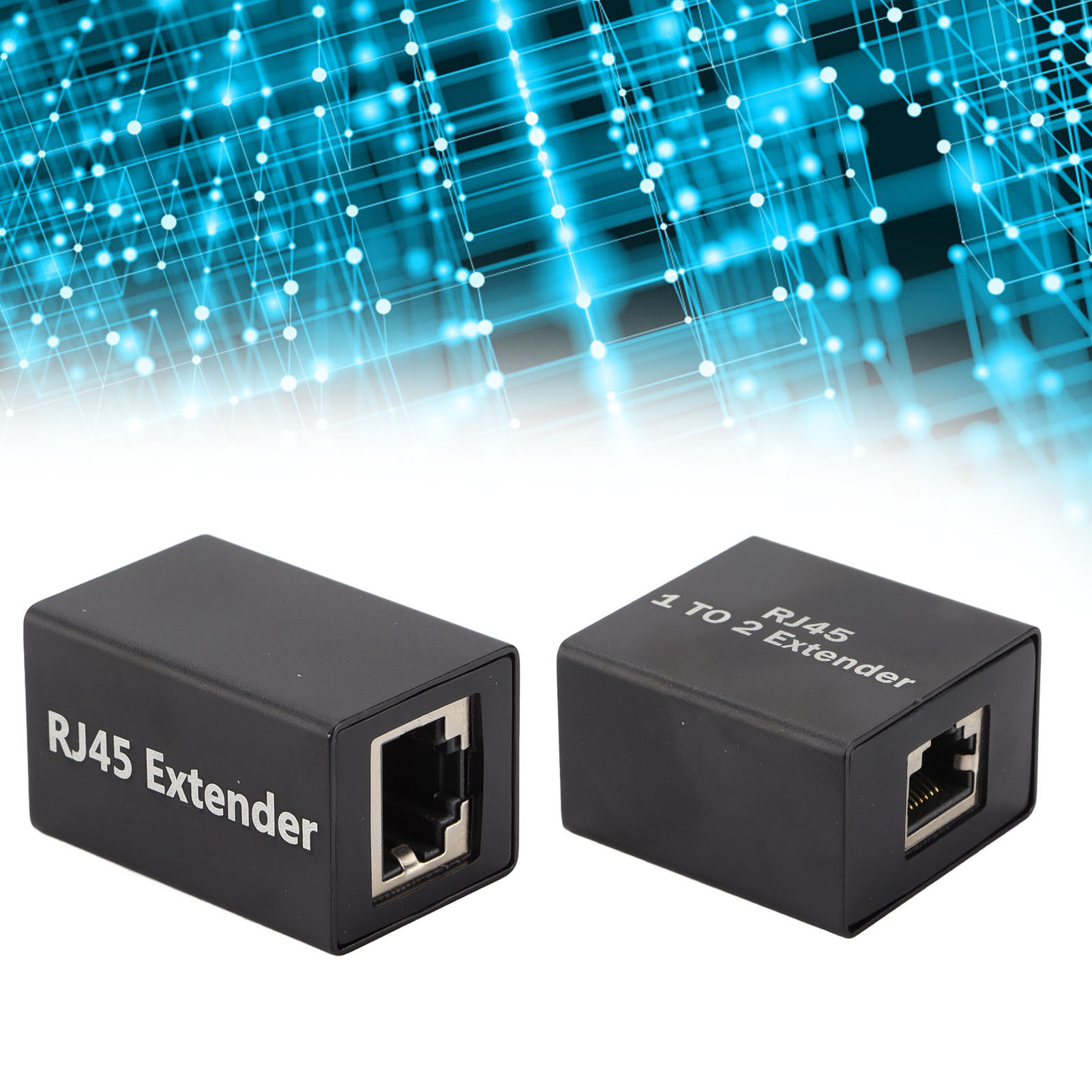 Ethernet Splitter RJ45 Network Connector Adapter Ethernet Socket Extender Spl CB - Afbeelding 26 van 28