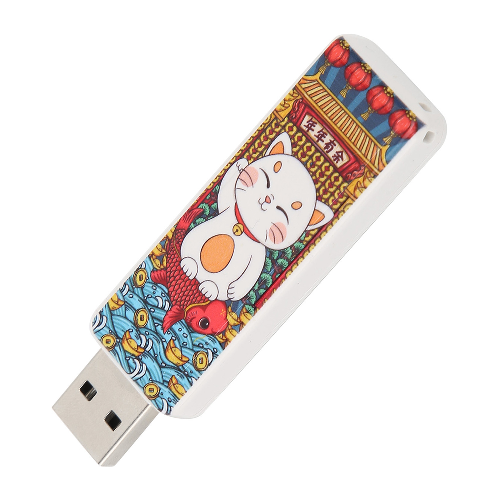 USB Flash Drive Cute Cat Pattern Hot Swap Plug And Play USB2.0 Standard Shock FY - Afbeelding 32 van 34