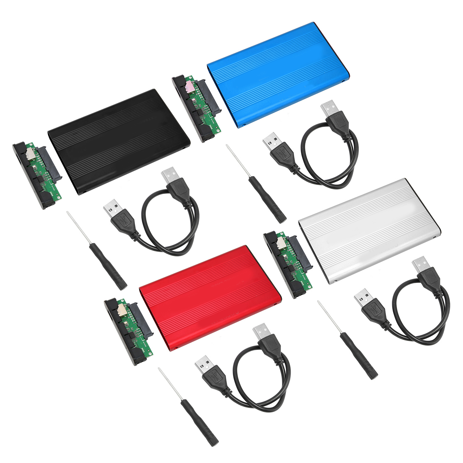 External Hard Drive Case USB 2.0 Interface To 480Mbps Transfer Material CB - Afbeelding 24 van 35