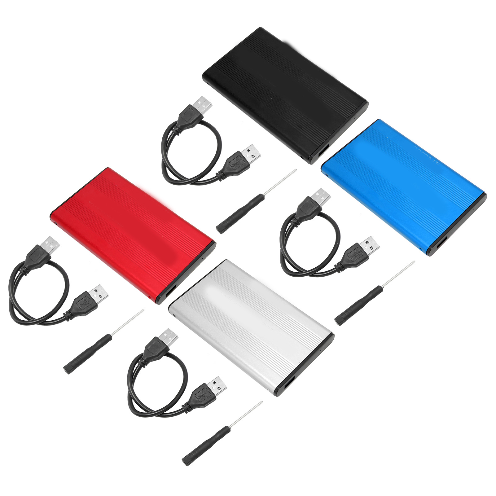 External Hard Drive Case USB 2.0 Interface To 480Mbps Transfer Material 2.5 - Afbeelding 24 van 35