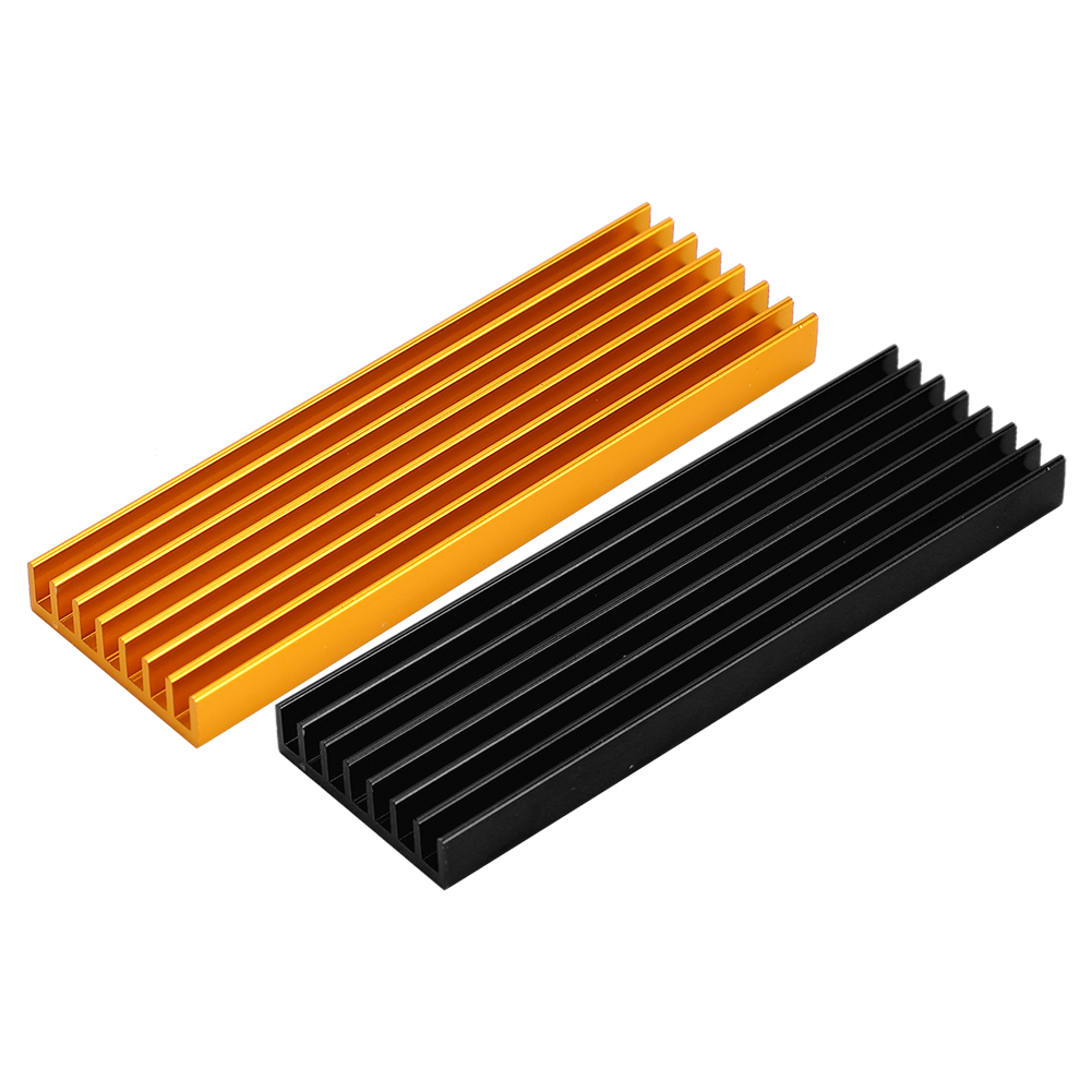 PCIE M.2 SSD 2280 Cooler Radiator Heat Sink Silicone Cooling Fin For Desktop FY - Afbeelding 9 van 12