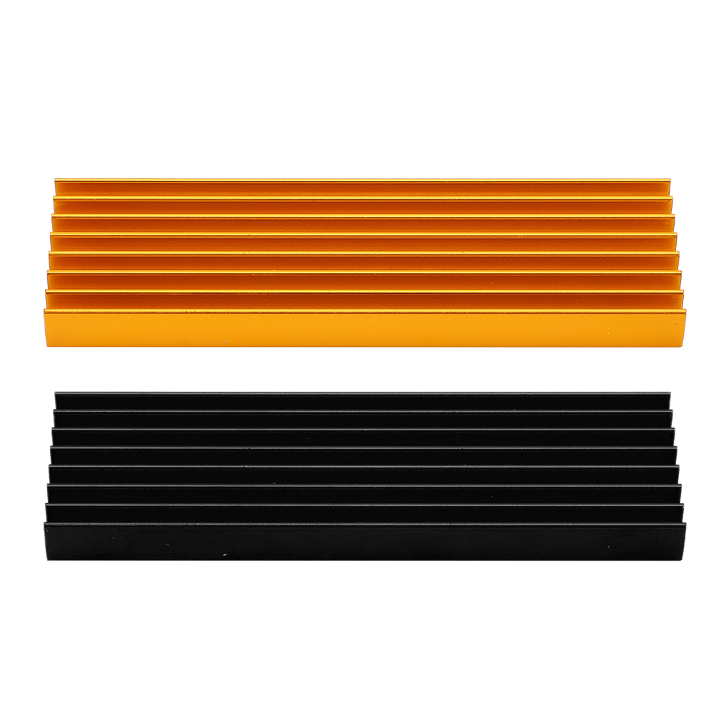 PCIE M.2 SSD 2280 Cooler Radiator Heat Sink Silicone Cooling Fin For Desktop FY - Afbeelding 7 van 12