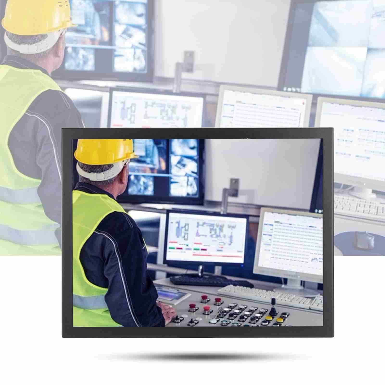 15in 1024x768 HD Full Metal Industrial Monitor /VGA/AV/BNC/USB G15 NEW - Afbeelding 18 van 18