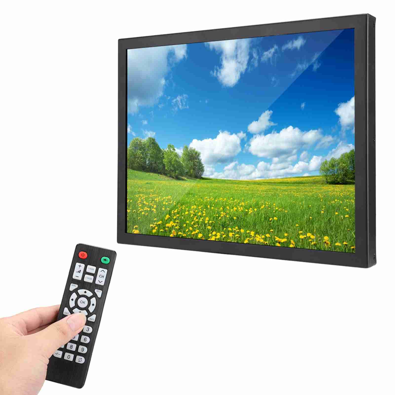 15in 1024x768 HD Full Metal Industrial Monitor /VGA/AV/BNC/USB G15 NEW - Afbeelding 15 van 18