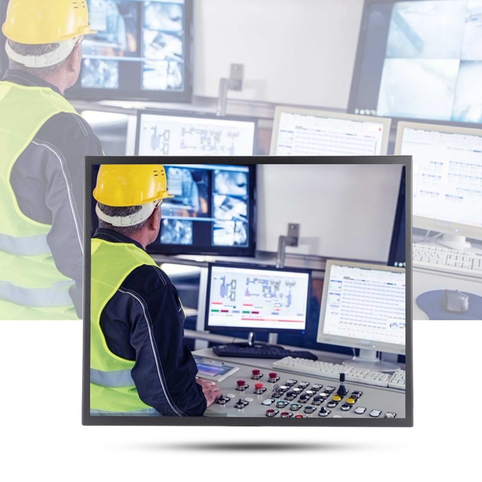19in Resistive Touch Screen 1280x1024 All Metal Industrial Monitor For ZZ1 - Picture 15 of 18