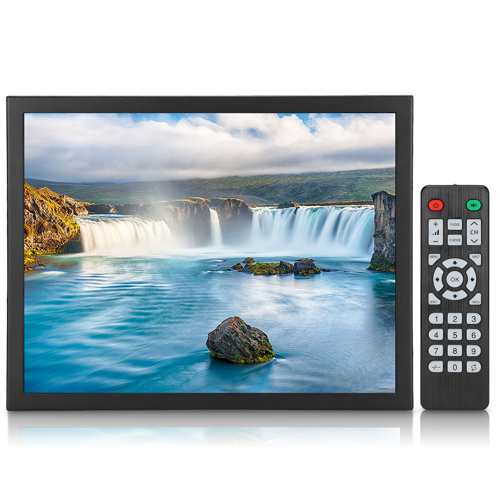 15in TFT 4:3 Display 1024x768 Embedded Industrial Monitor /VGA/AV/BNC/US NEW - Afbeelding 14 van 16