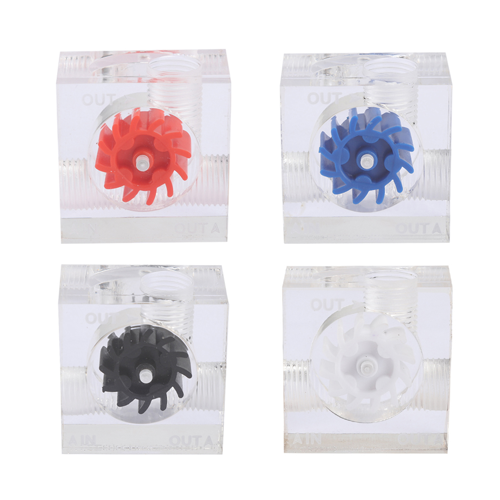 Water Cooling Flowing Indicator Acrylic G1/4in Thread Computer Accessories LS FY - Afbeelding 20 van 21