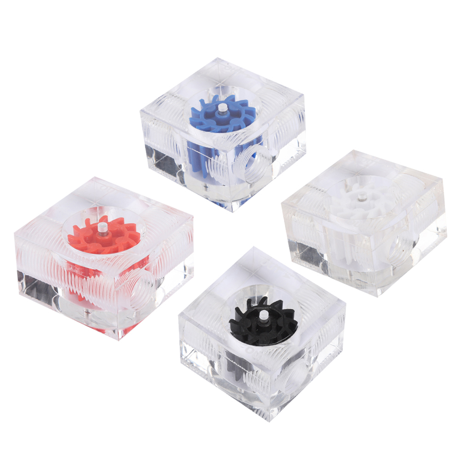 Water Cooling Flowing Indicator Acrylic G1/4in Thread Computer Accessories LS CB - Afbeelding 13 van 21