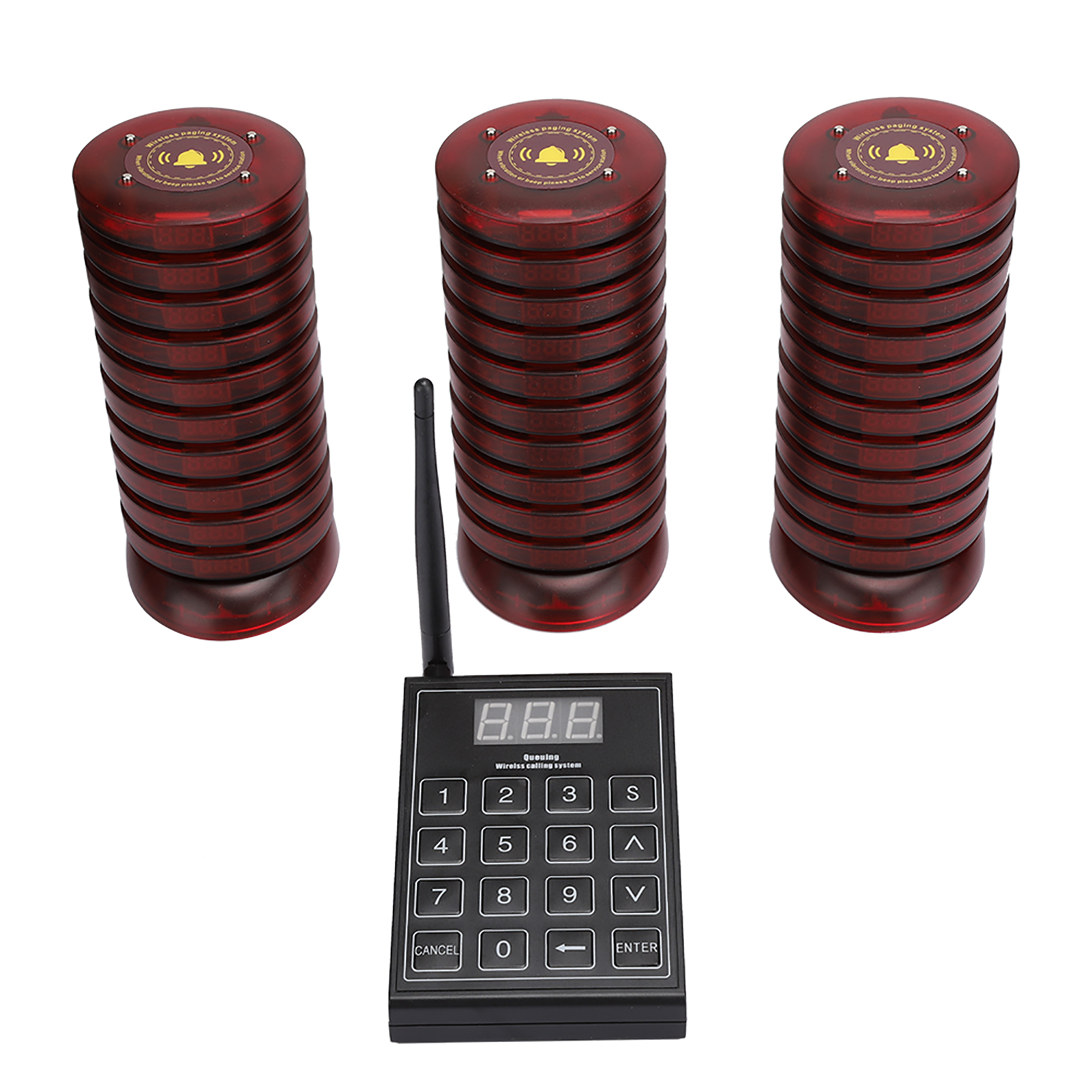 Coaster Pager System dzwonienia Restauracja System przywoławczy dla gości 1 nadajnik Wit CB - Zdjęcie 16 z 18