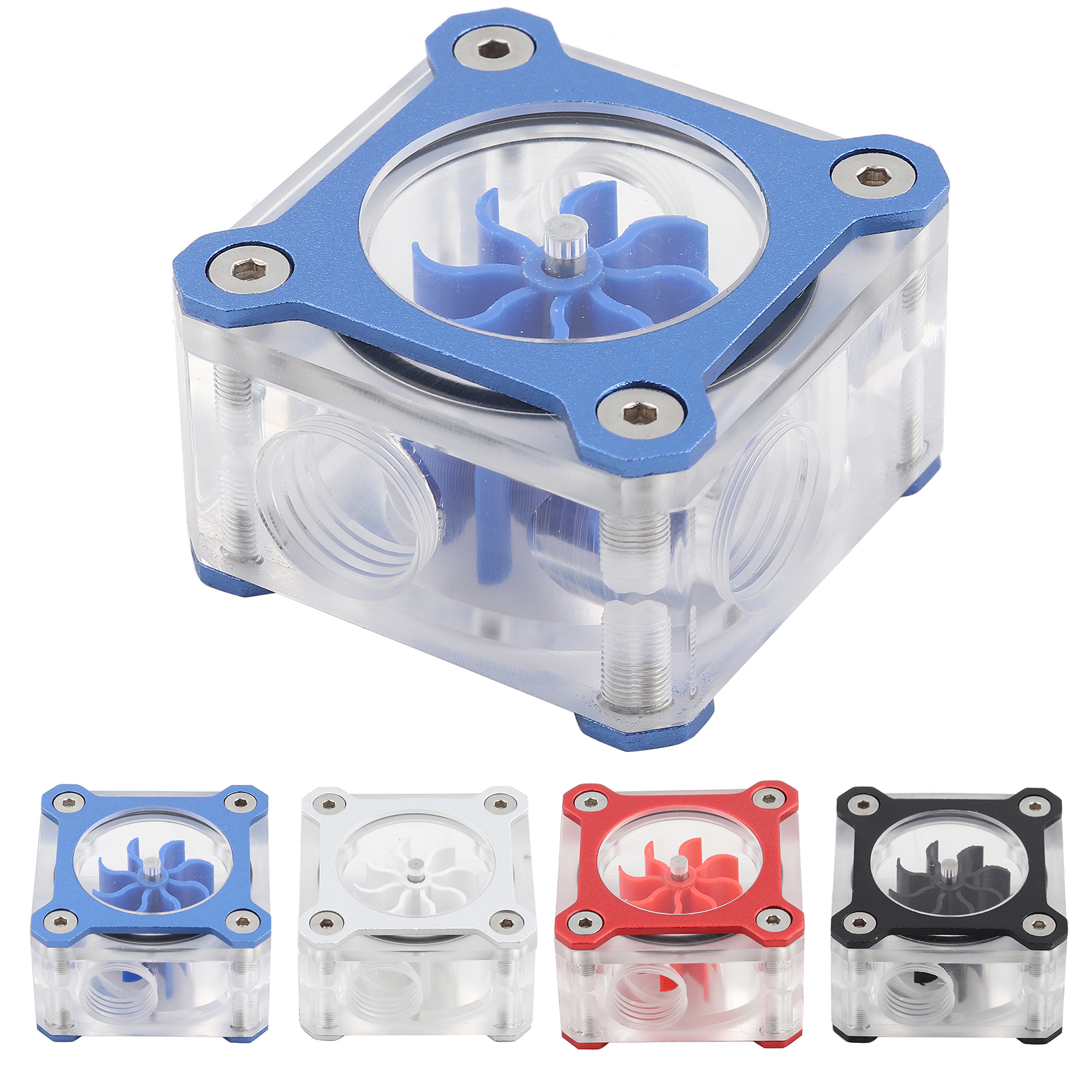 Water Cooling Meter Transparent PMMA Computer Accessories G1/4 Thread CB - Afbeelding 10 van 14