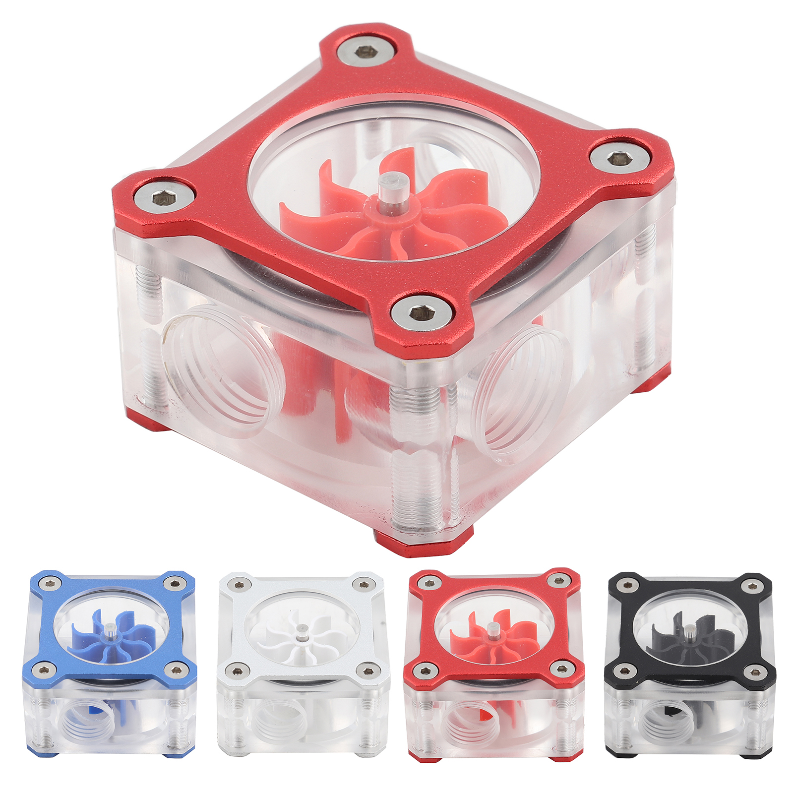 Water Cooling Meter Transparent PMMA Computer Accessories G1/4 Thread CB - Afbeelding 14 van 14