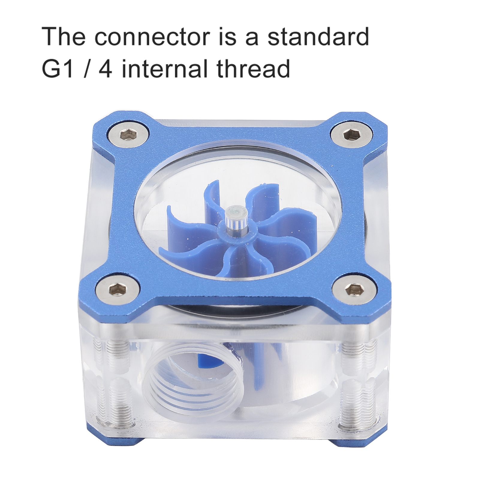 Water Cooling Meter Transparent PMMA Computer Accessories G1/4 Thread CB - Afbeelding 11 van 14