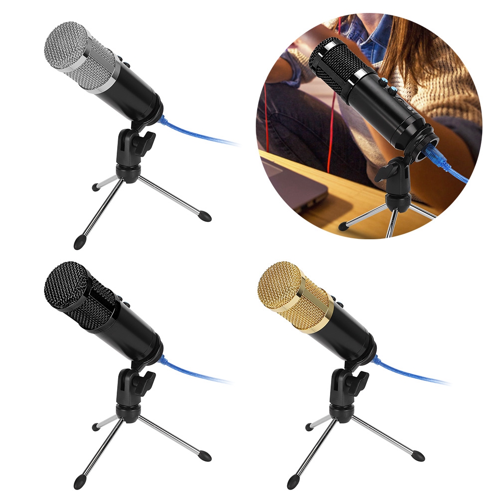 Condenser Mic Stable USB Desktop Tripod MIC High Sensitivity Adjustable Angle CB - Afbeelding 19 van 19