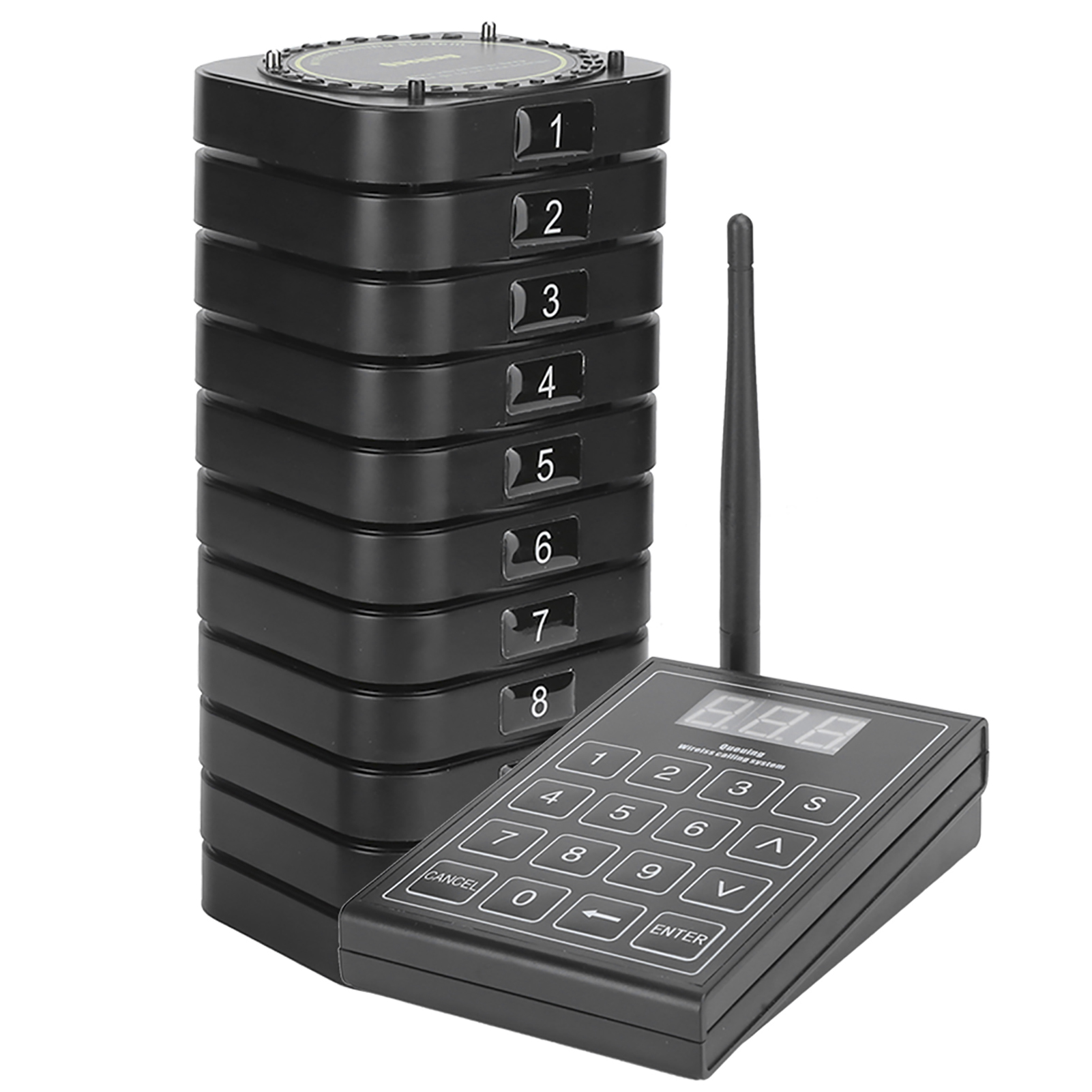 Pager 1 do 10 Ściągacz posiłków Kolejka Bezprzewodowy system połączeń Odbiornik do Restaura FY - Zdjęcie 23 z 28