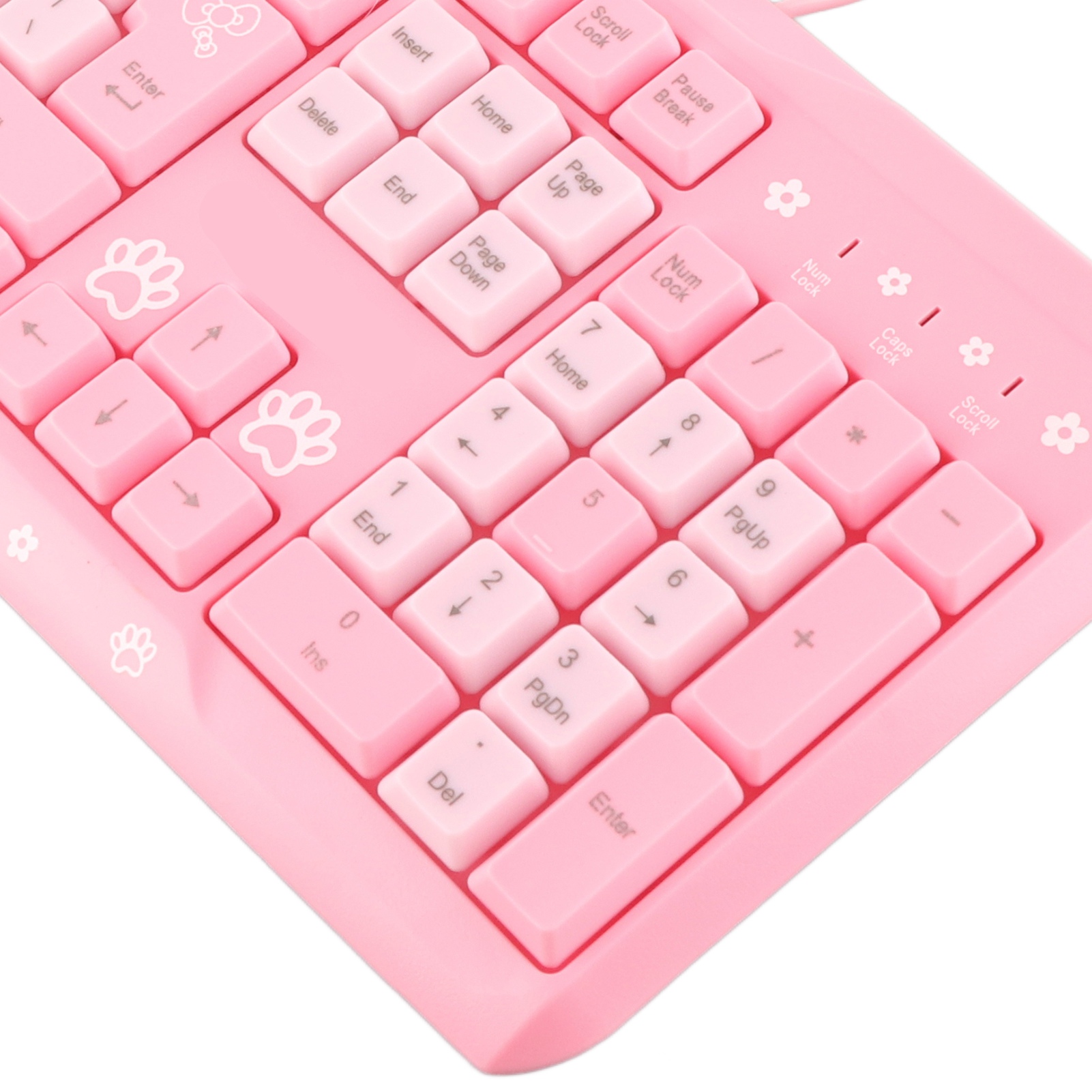 Keyboard USB Wired UltraThin Cute Cartoon For Home Office Laptop Computer Un SPM - Picture 22 of 24