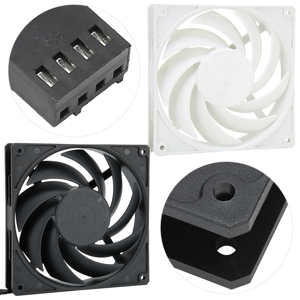 F140 Computer CPU Cool Cooling Fan 14cm Low Noise Desktop Computer Cooler Fan FY - Afbeelding 10 van 13
