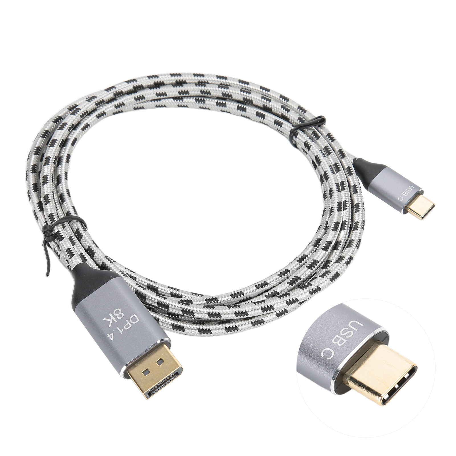 HD Video Cable Type C To Display Port 8K At 60Hz 1.4 For IOS Laptop Adapter DOB - Photo 19 sur 21