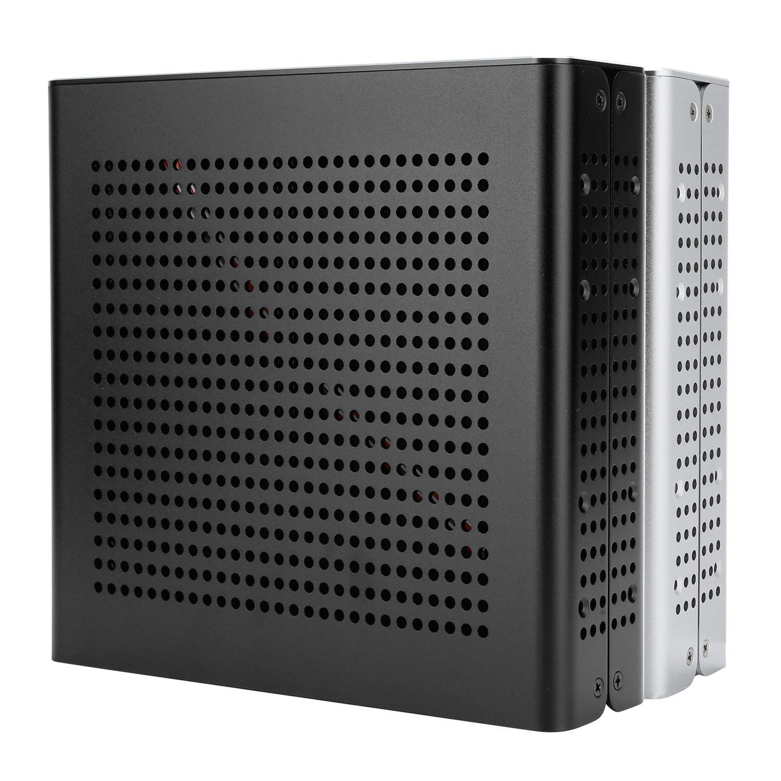 G60S HTPC Chassis Full Aluminum DCATX Power Supply MiniITX Case For Desktop C FY - Afbeelding 18 van 23